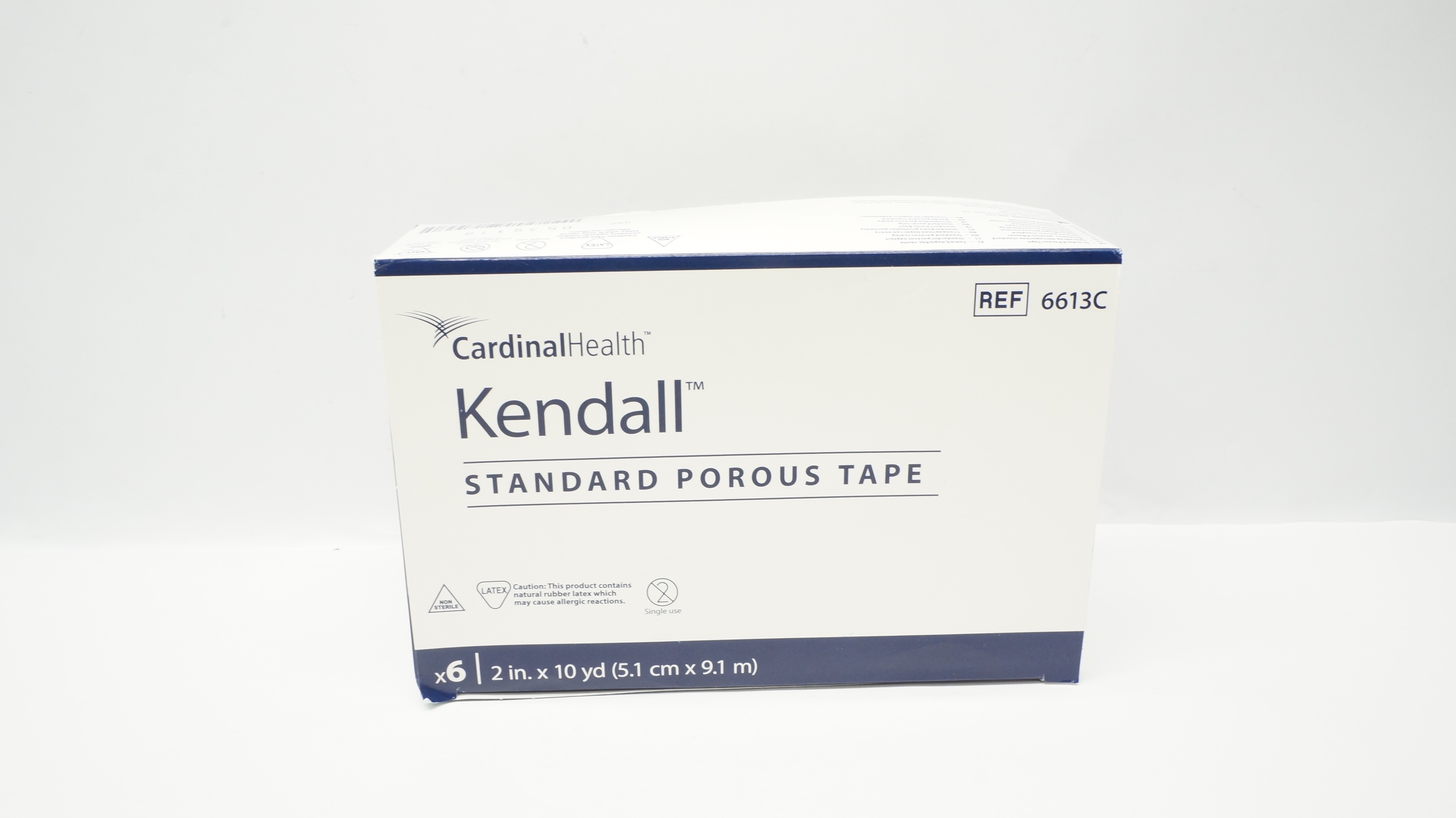 Cardinal Health 6613C Kendall Standard Porous Tape 2in x 10yds - Box of 6