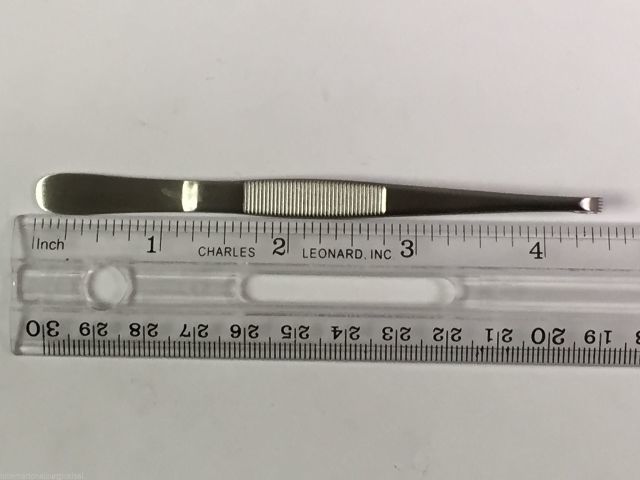 Straight Fixation Forceps 4-1/2in 5x6 Mouse Teeth