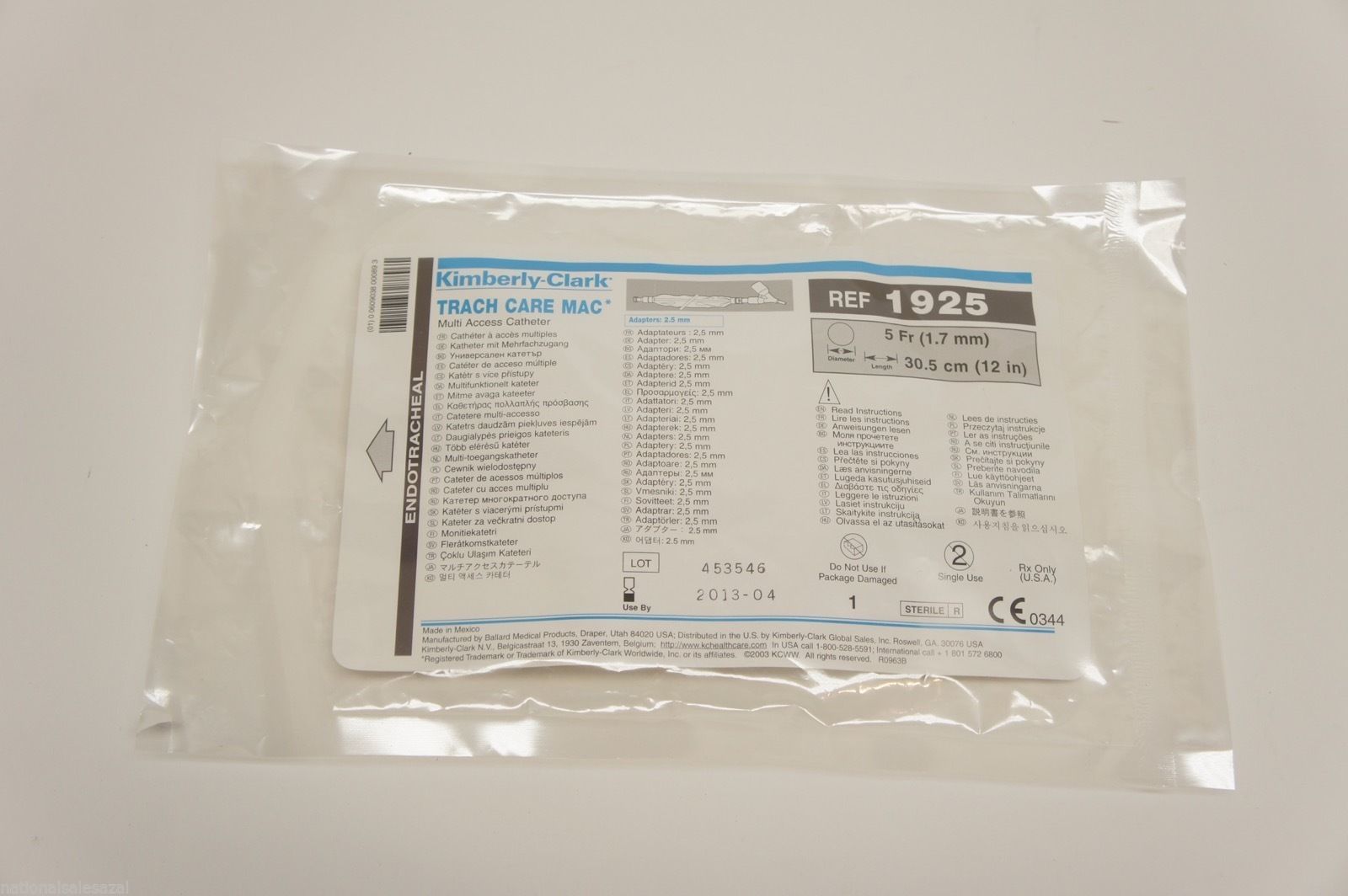 1925 ~ Kimberly-Clark Multi Access Cath 5Fr x 30.5cm (x)