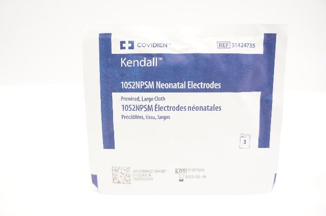 Covidien 31424735 Kendall 1052NPSM Neonatal Electrodes (x) - Pack of 3
