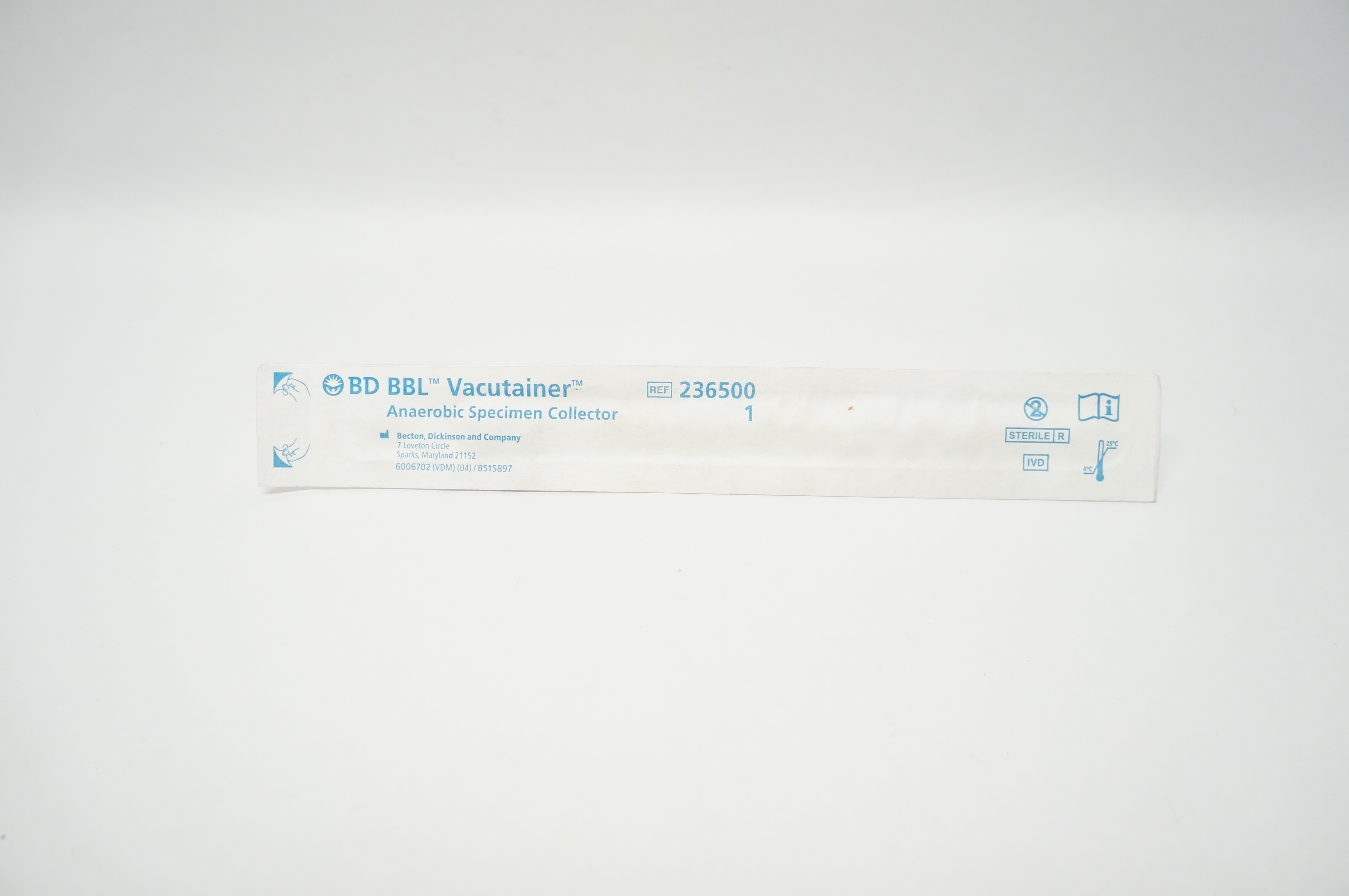 BD 236500 BBL Vacutainer Anaerobic Specimen Collector (x)