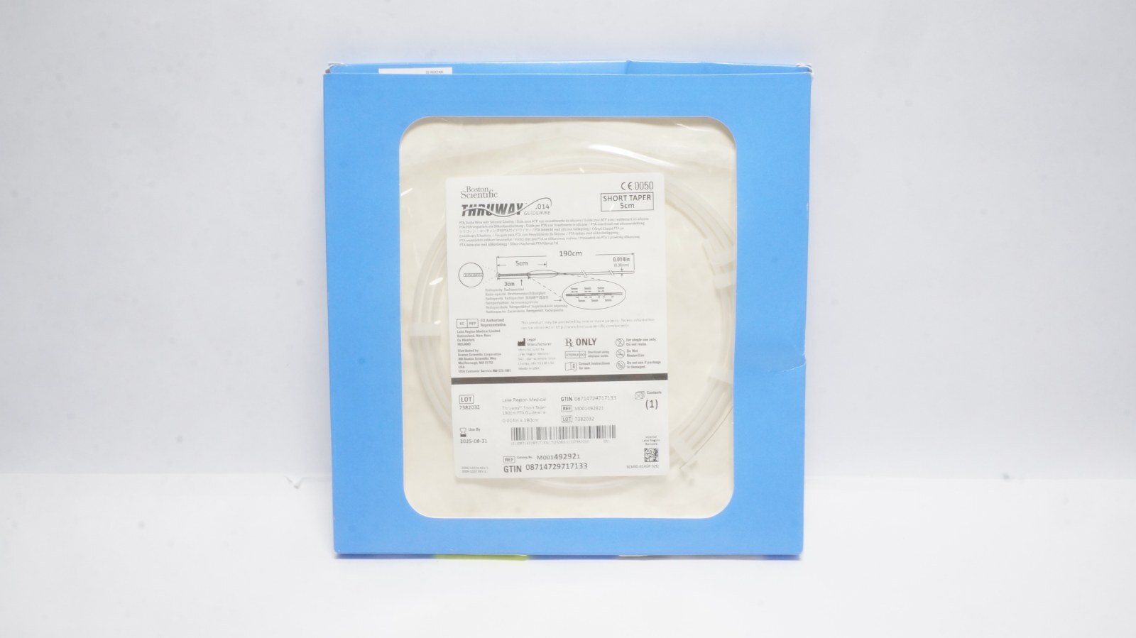 Boston Scientific M001492921 THRUWAY Guidewire 0.014in 190cm