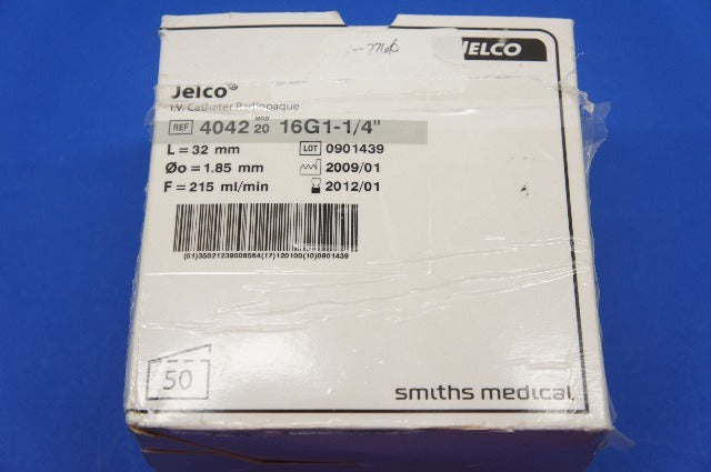 Smiths Medical 4042 Radiopaque IV Cath, 16G x 1¼ (x)