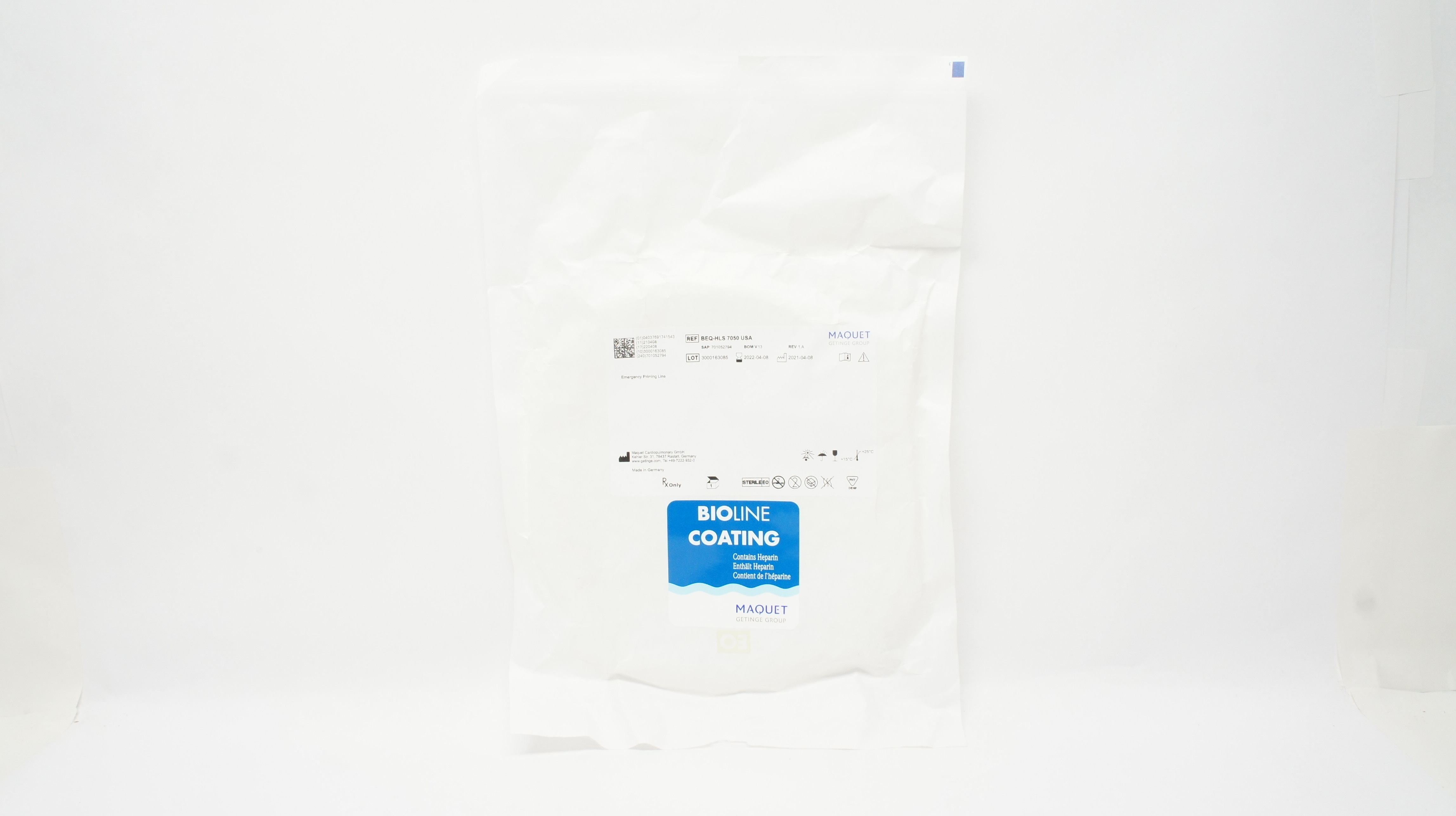 Maquet BEQ-HLS 7050 USA Bioline-Coating HLS Set Advanced 7.0 (x)