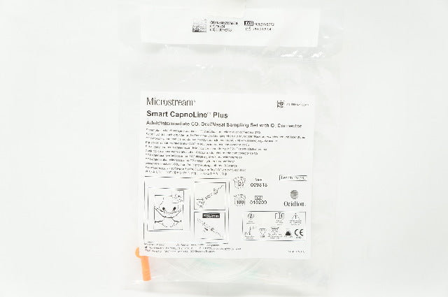 Oridion 009818 / 010209 Microstream Smart CapnoLine Plus, 7ft - Box of 25 / 100