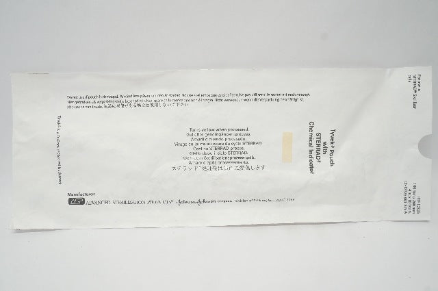 ASP 12326 Tyvek Self Seal Pouch w/Sterrad Chemical Indicator 4 x 10-1/4 inch (x)