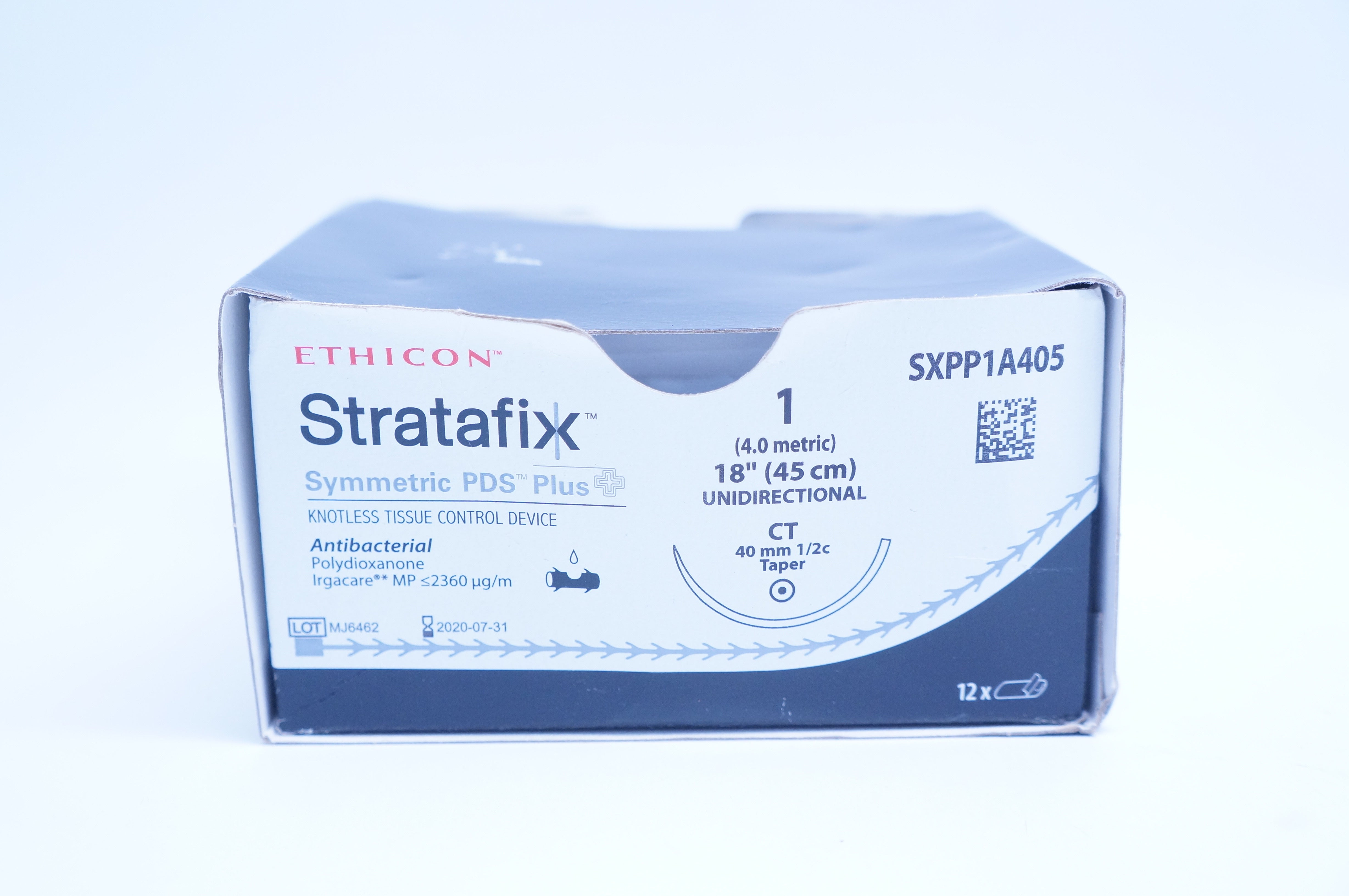 Ethicon SXPP1A405 1 Stratafix PDS Plus, CT, 40 1/2c, 18inch (x) - Box of 12
