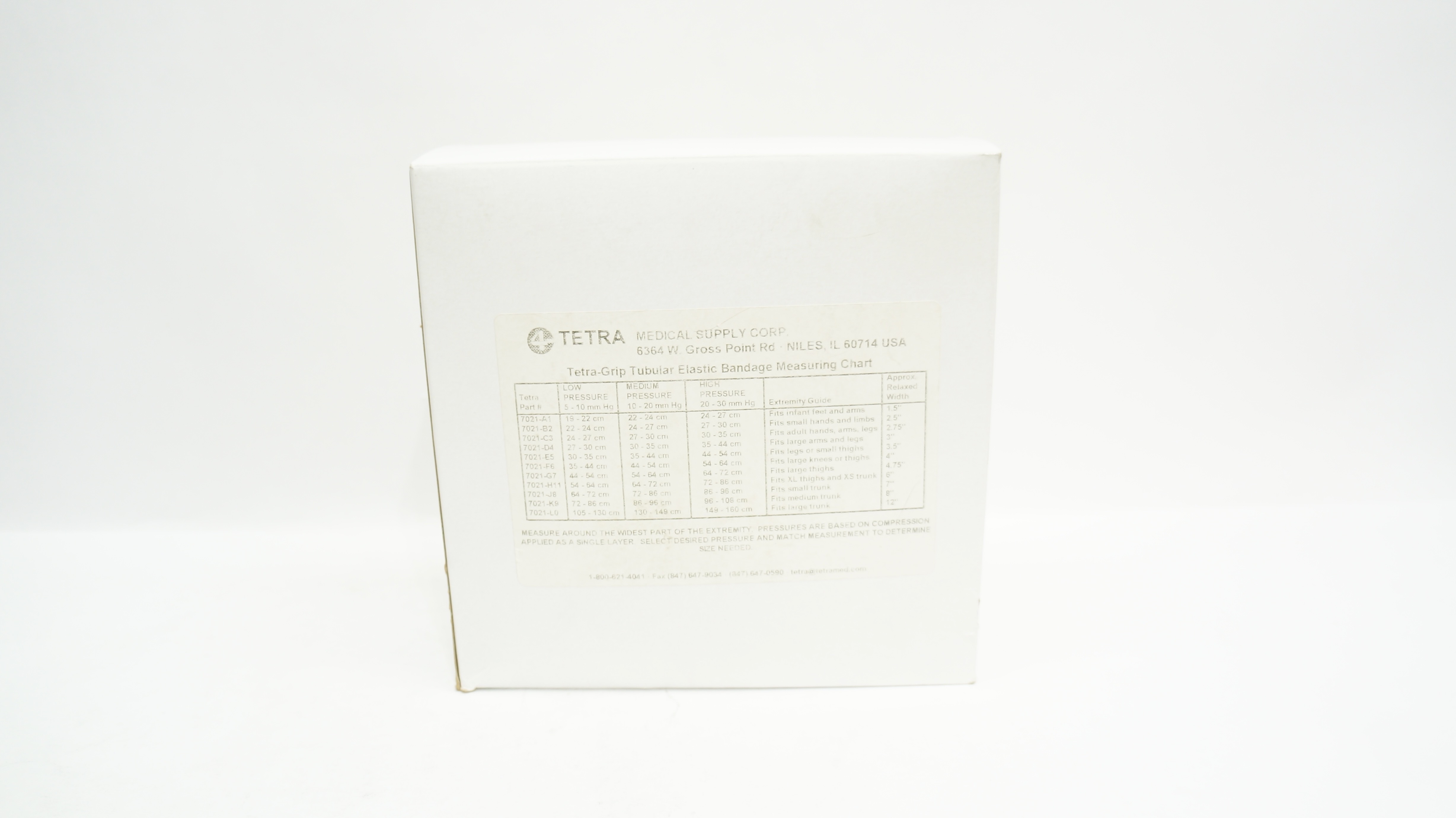 Tetra 7021B2 Tetra-Grip B Tubular Elastic Support Bandage,2 1/2In