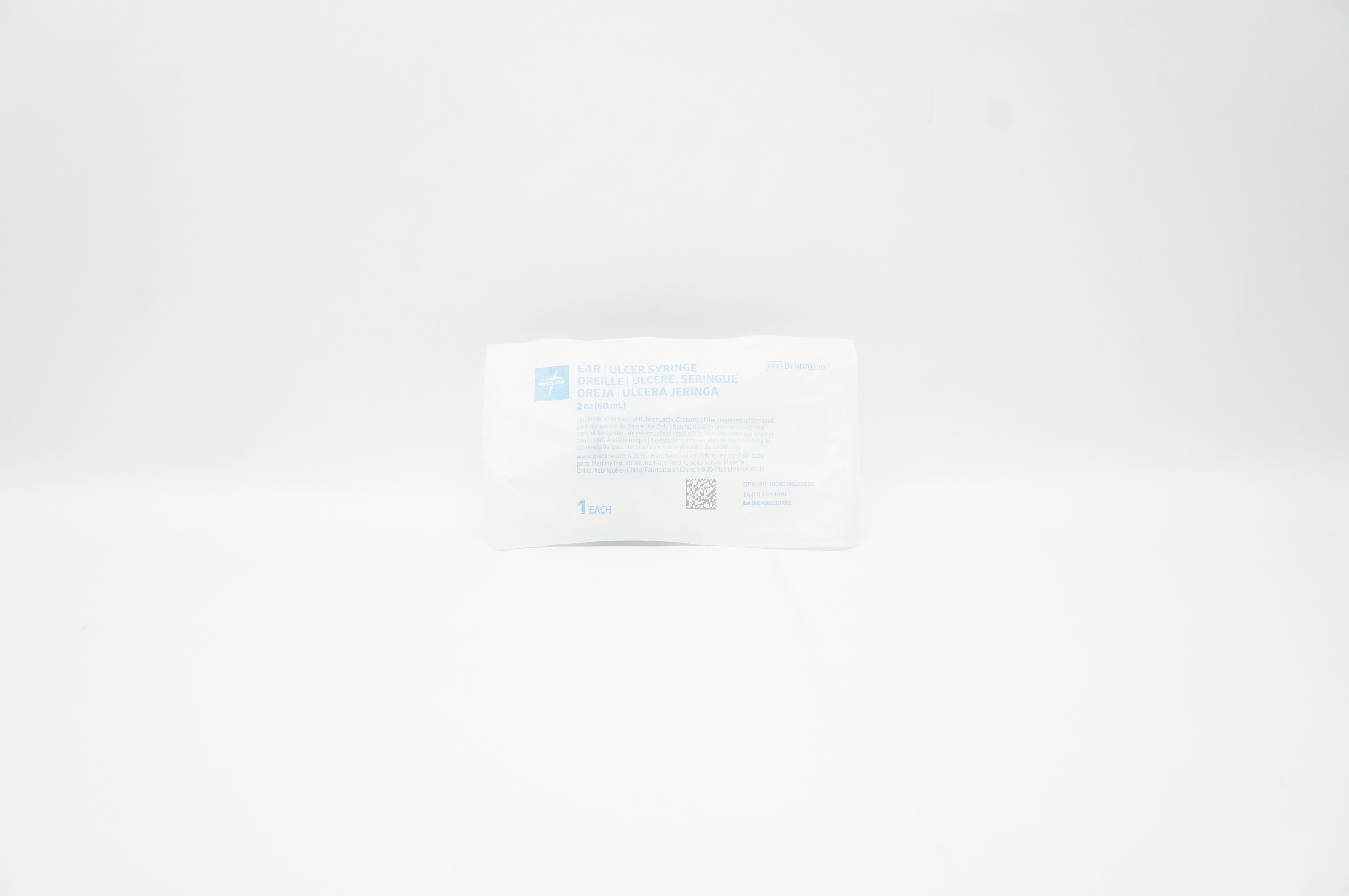 Medline DYND70280 Ear / Ulcer Syringe 2oz