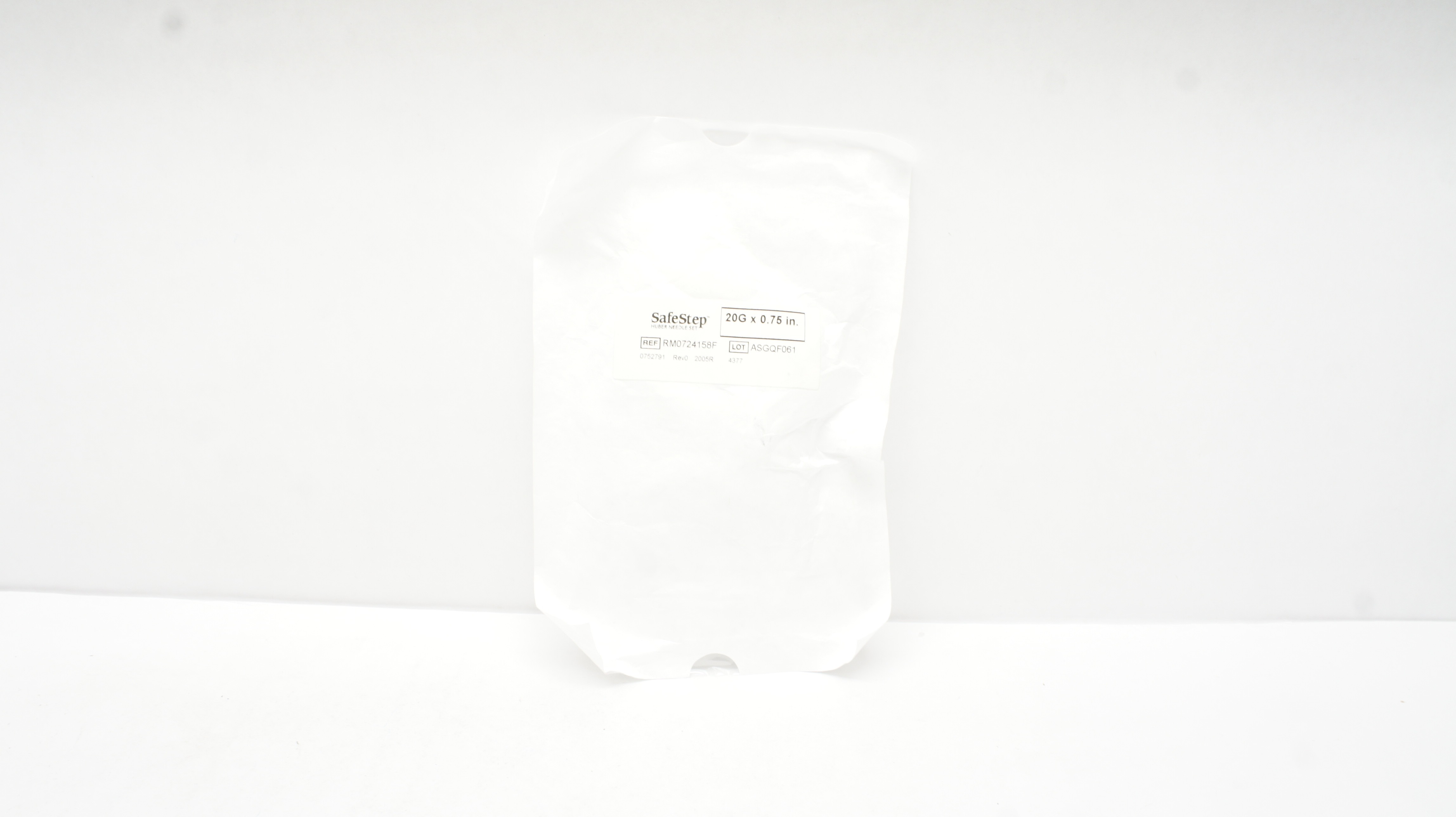 Bard RM0724158F SafeStep Huber Ndle. Set 20G x 0.75inch