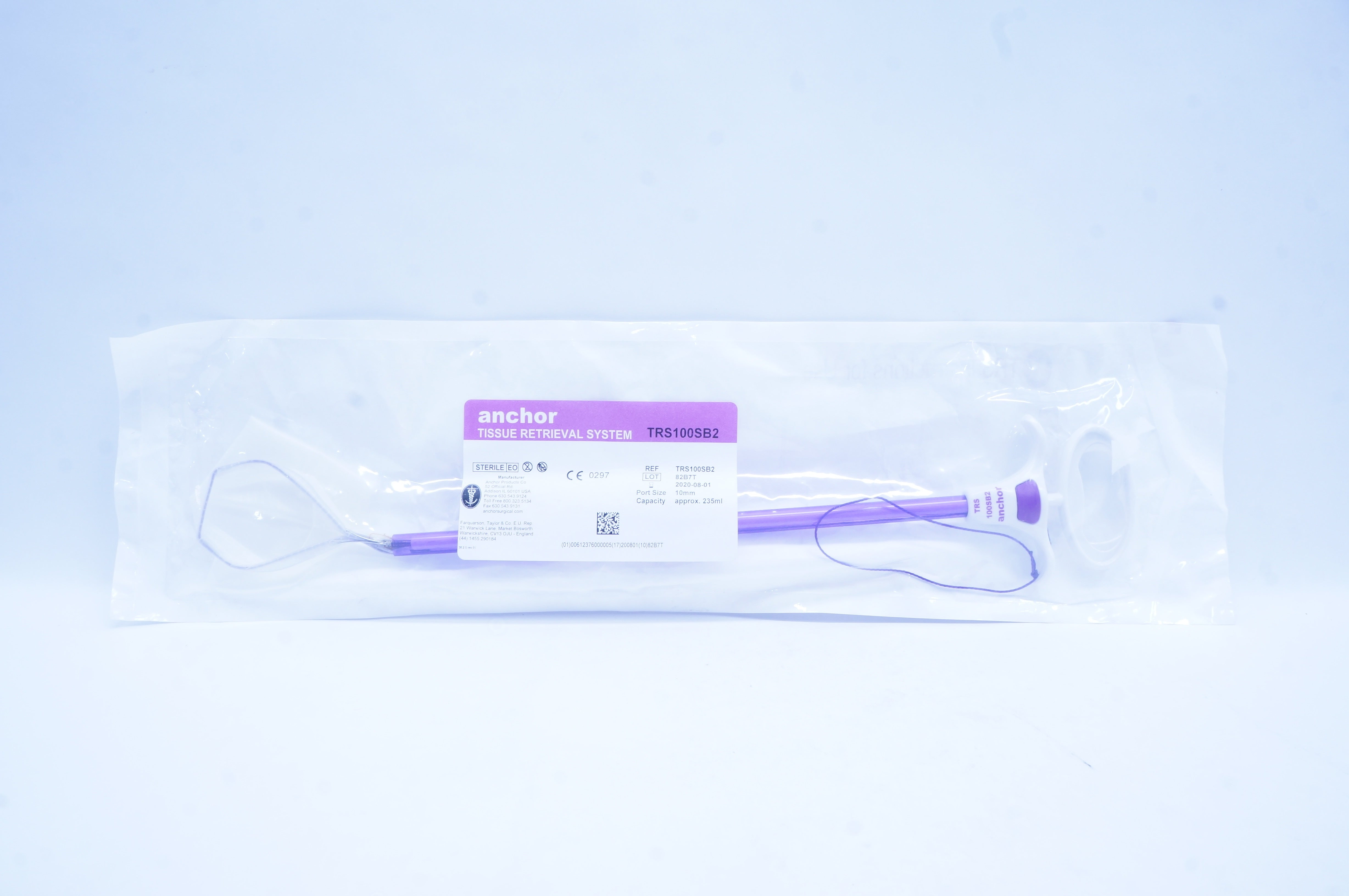 Anchor Products TRS100SB2 Tissue Retrieval System 235mL x 10mm (x)