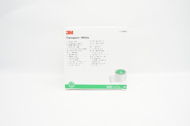 3M 1534S-1 Transpore White Surgical Tape (x) - Box of 100