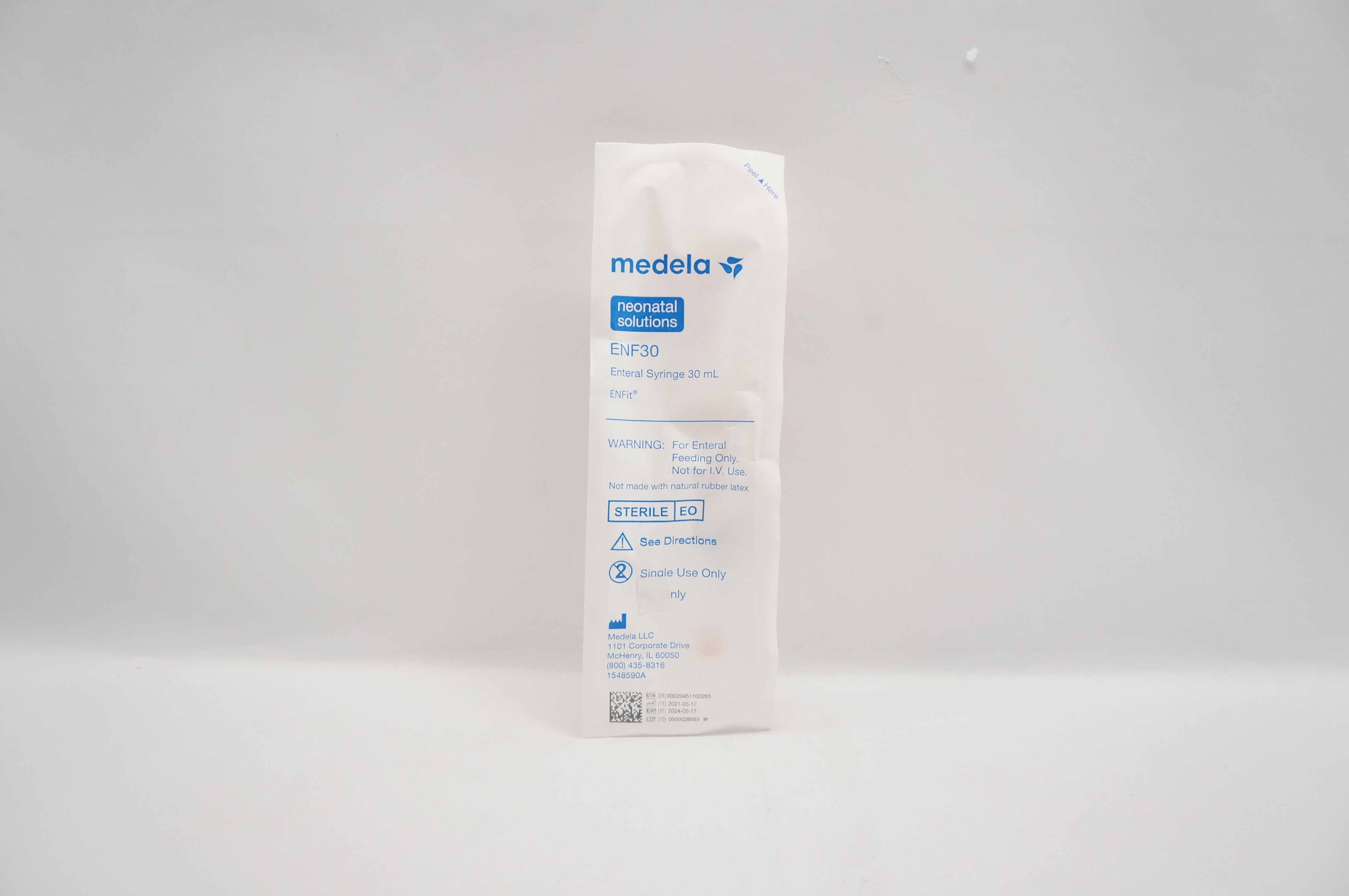 Medela ENF30 Neonatal Solutions Enteral Syringe 30mL