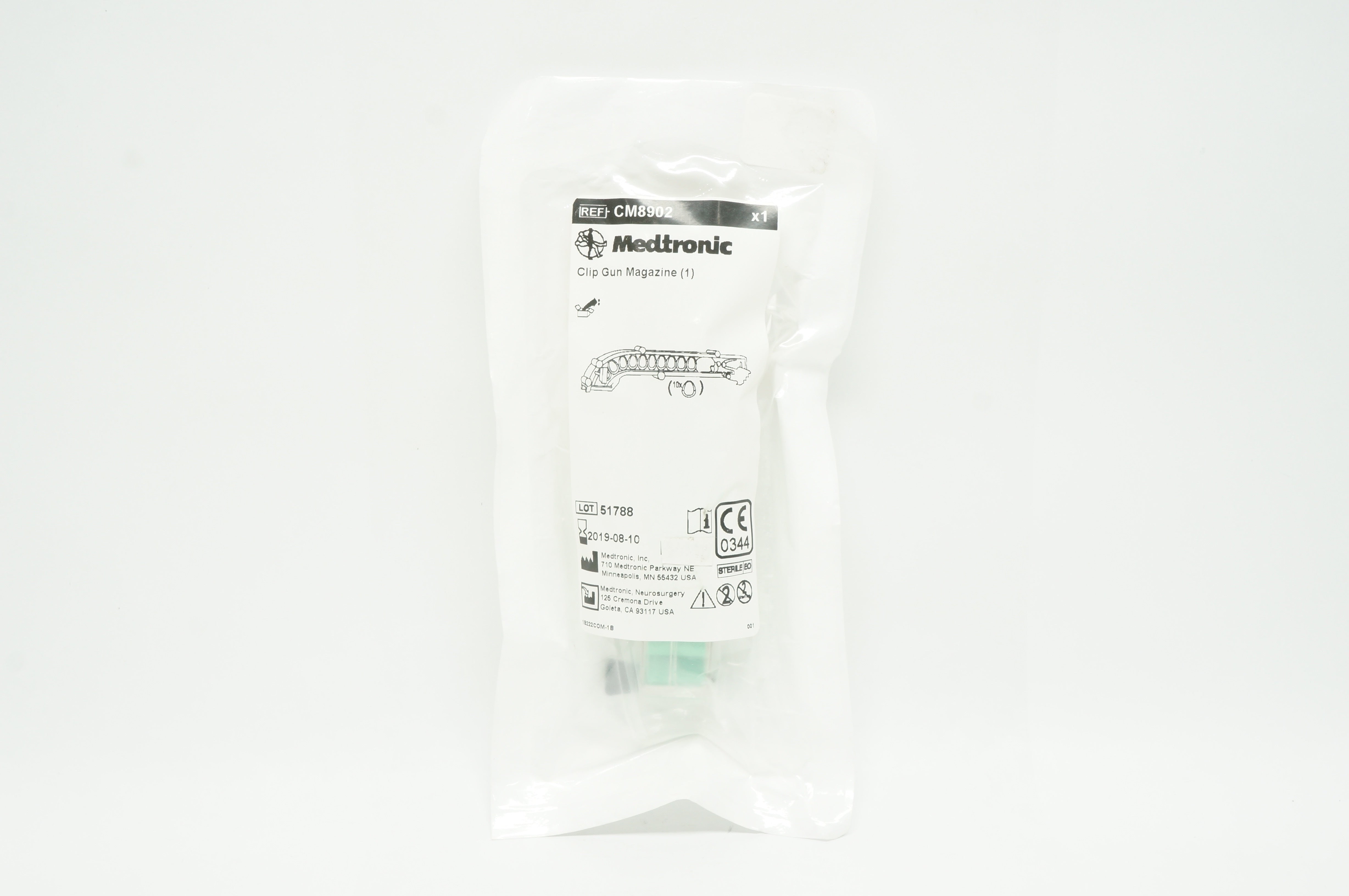 Medtronic CM8902 Clip Gun Magazine (x)