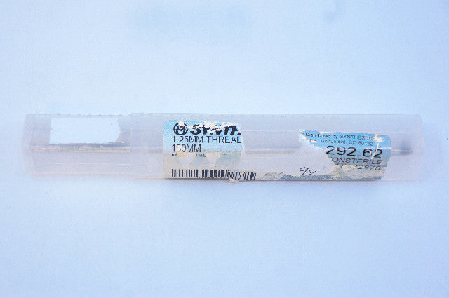 Synthes 292.62 1.25mm Threaded Guide Wire: 150mm ~ Pack of 9