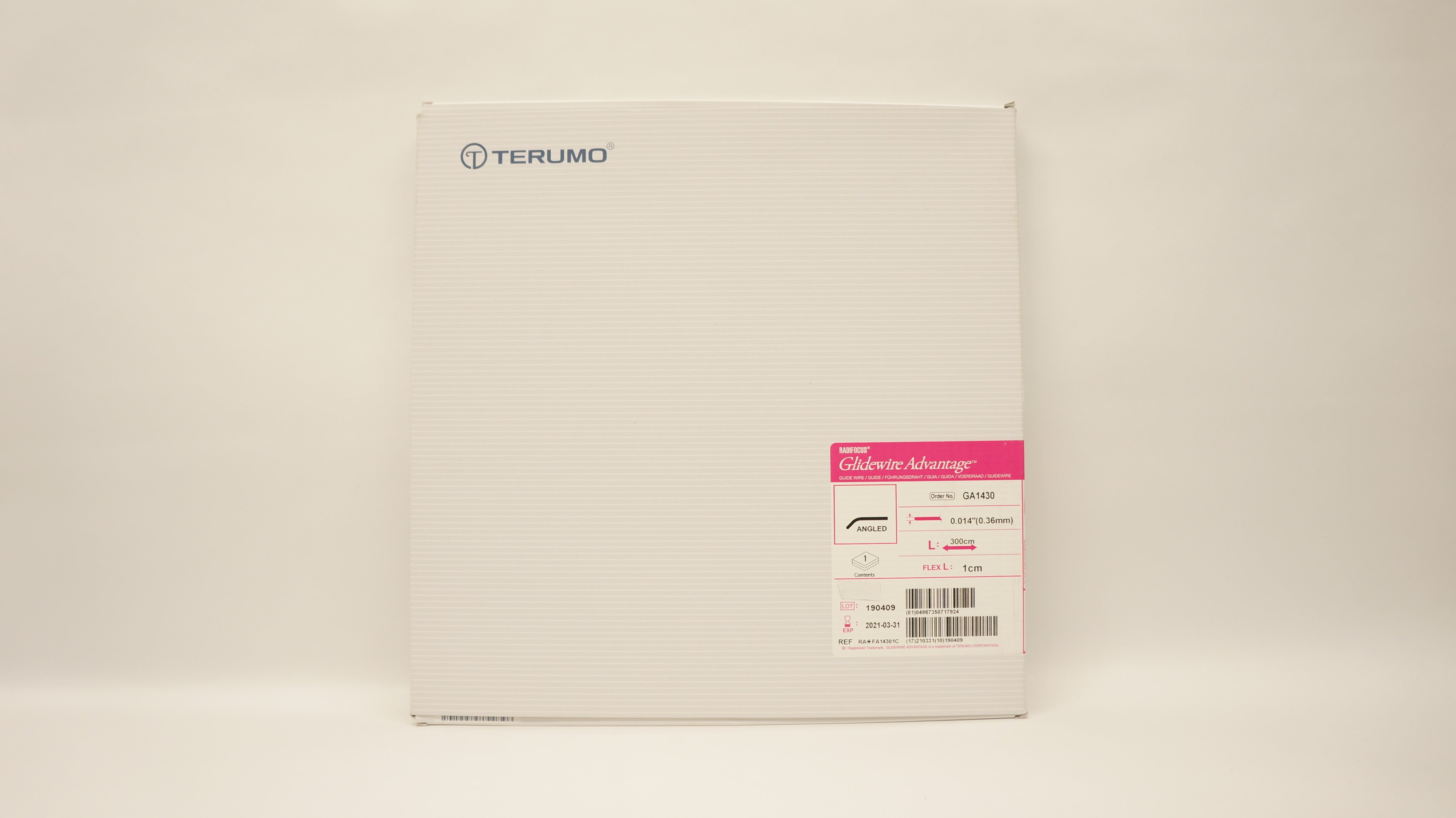 Terumo GA1430 Radifocus Glidewire Advantage 0.014inch x 300cm (x)