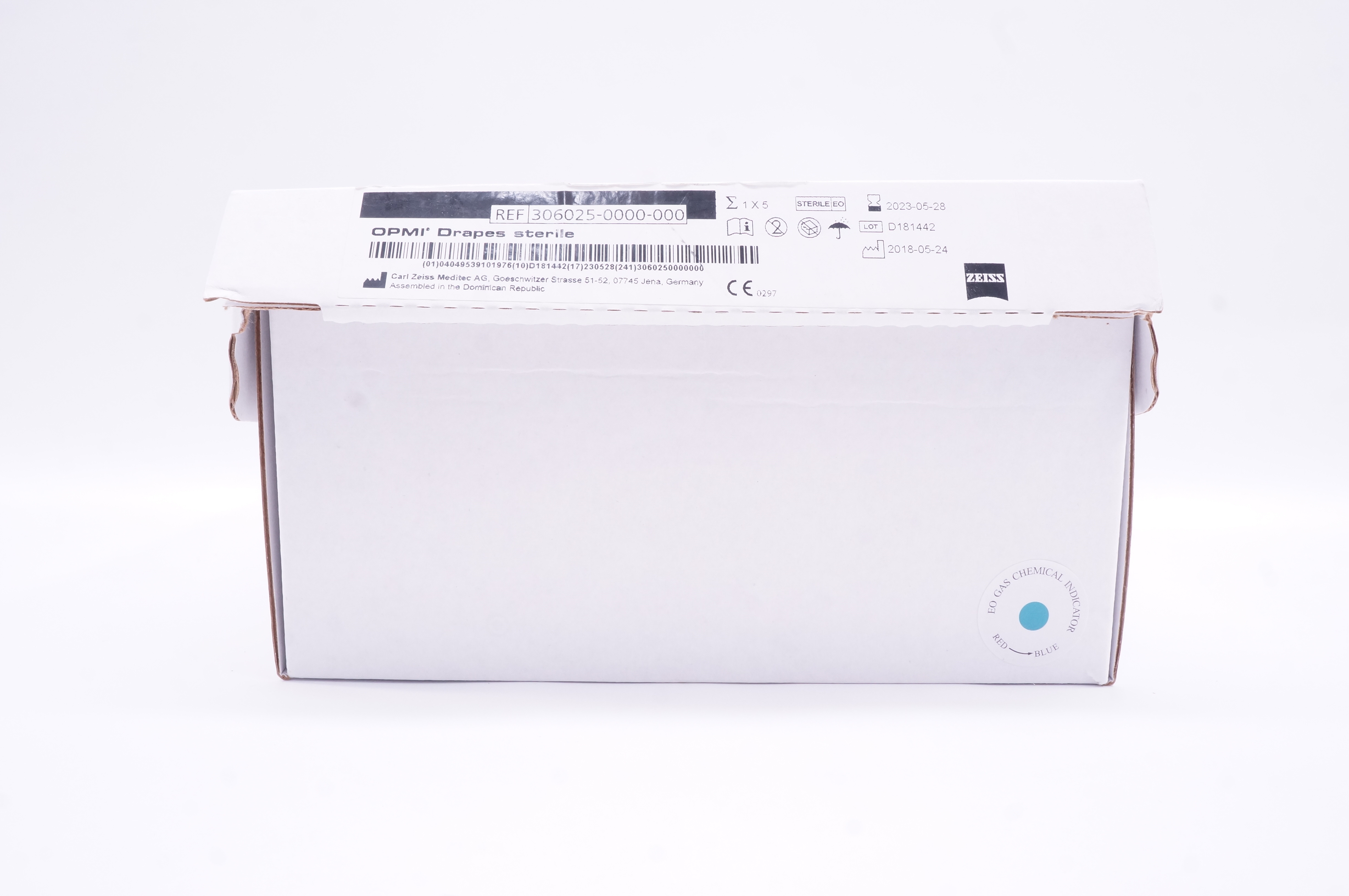 Zeiss 306025-0000-000 OPMI Drapes Sterile 43inch x 118inch - Box of 5