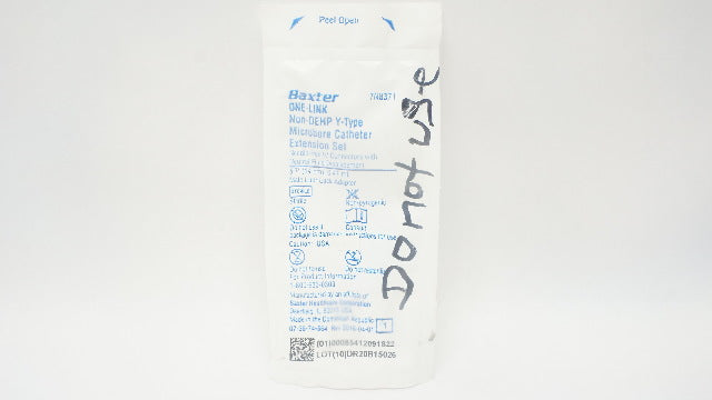 Baxter 7N8371 One-Link Y-Type Microbore Cath. Extension Set 5.7inch x 0.48mL