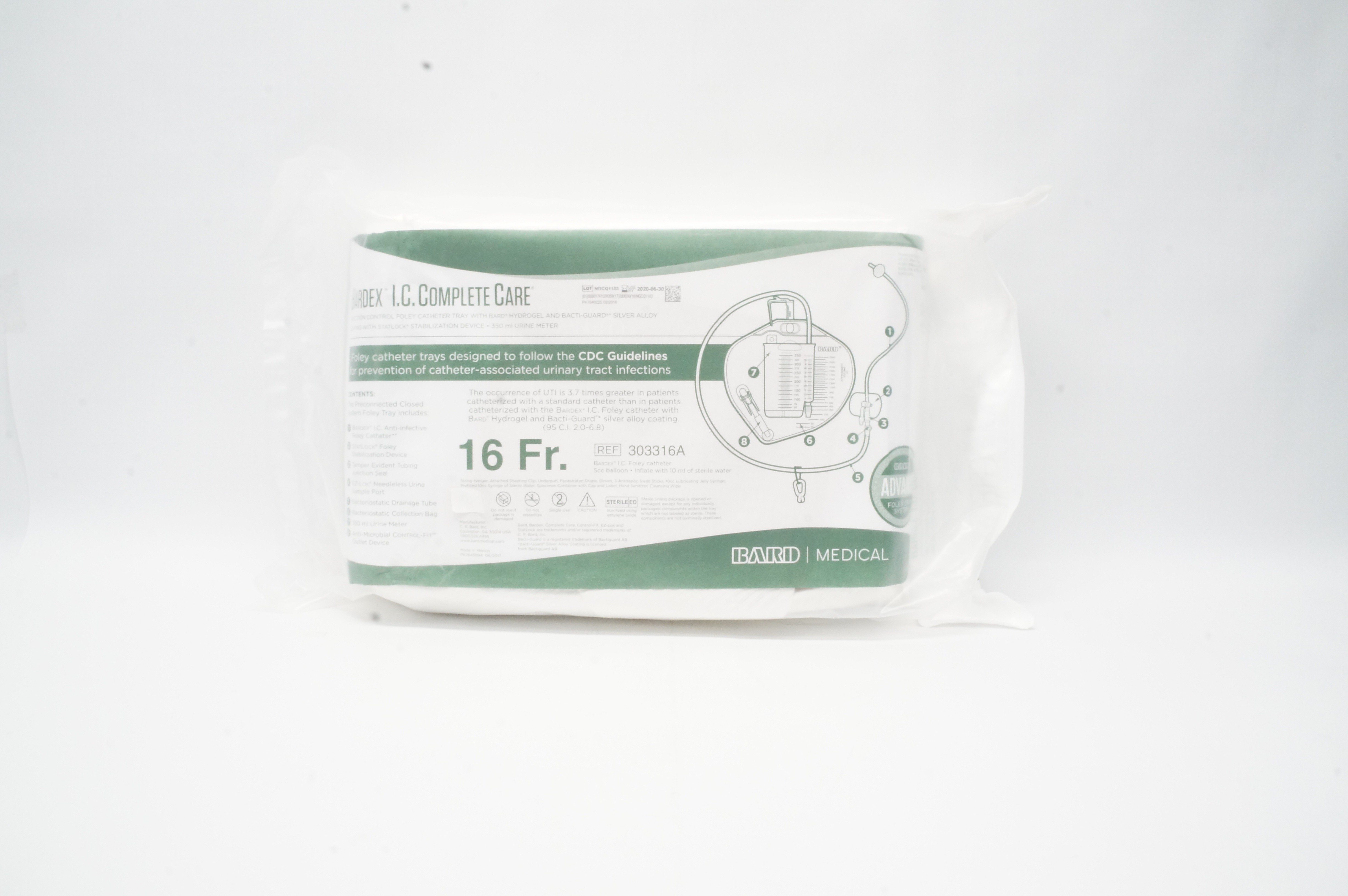 Bard 303316A Bardex I.C. Complete Care 16Fr. (x)