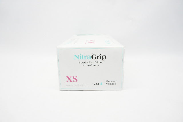 Medgluv MG5400 NitraGrip Power-Free Exam Gloves XS - Box of 300