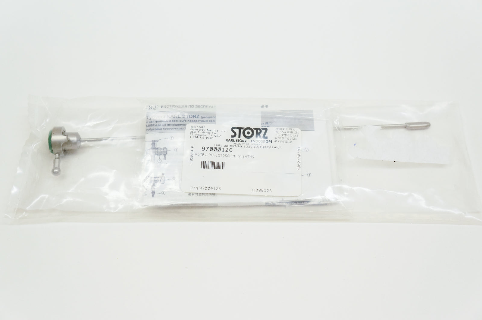 Karl Storz 27046RO Standard-Obturator for resectoscope sheath 27046R