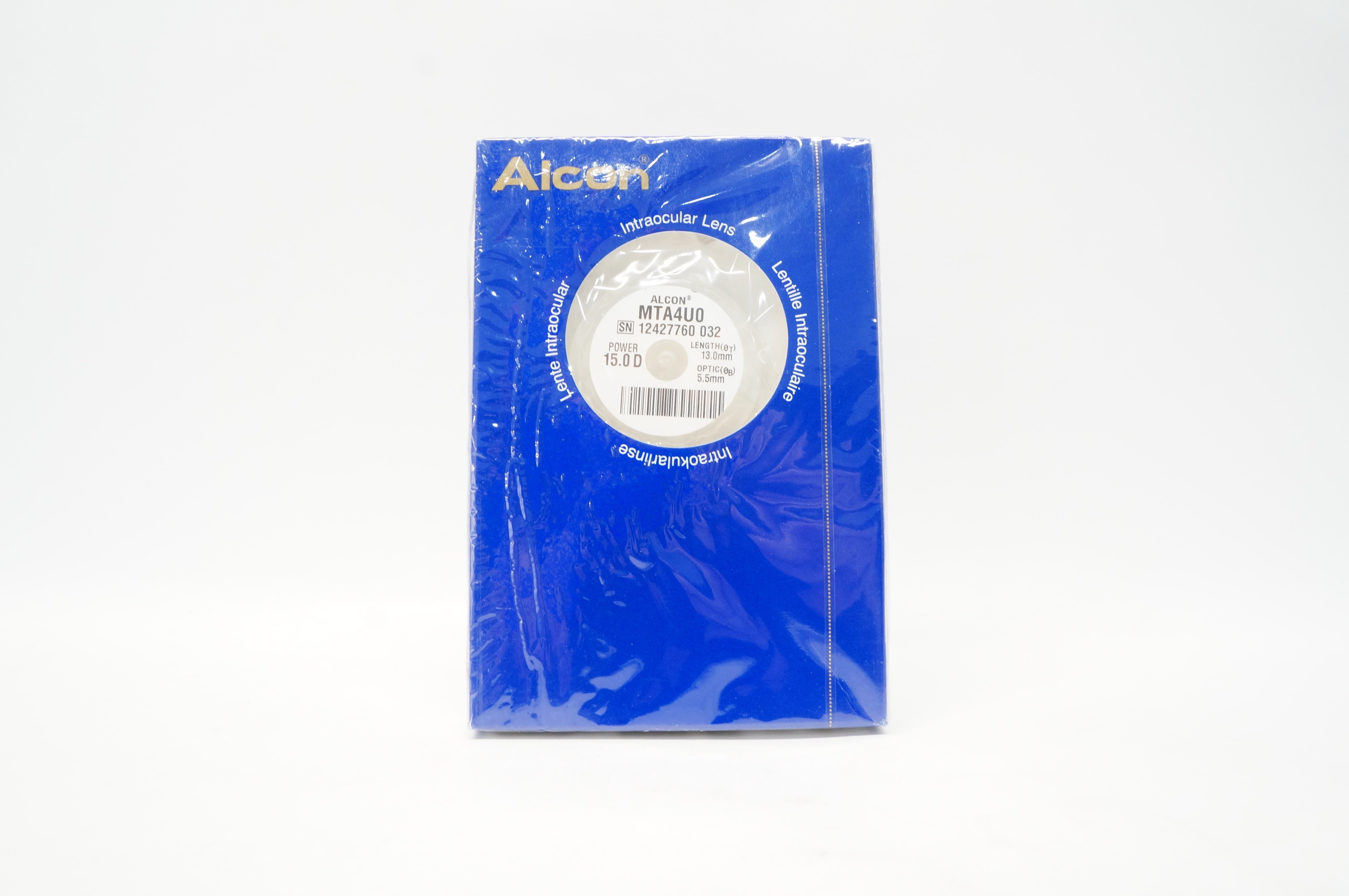 Alcon Laboratories MTA4U0 Intraocular Lens 15.0 D x 5.5mm x 13.0mm (x)