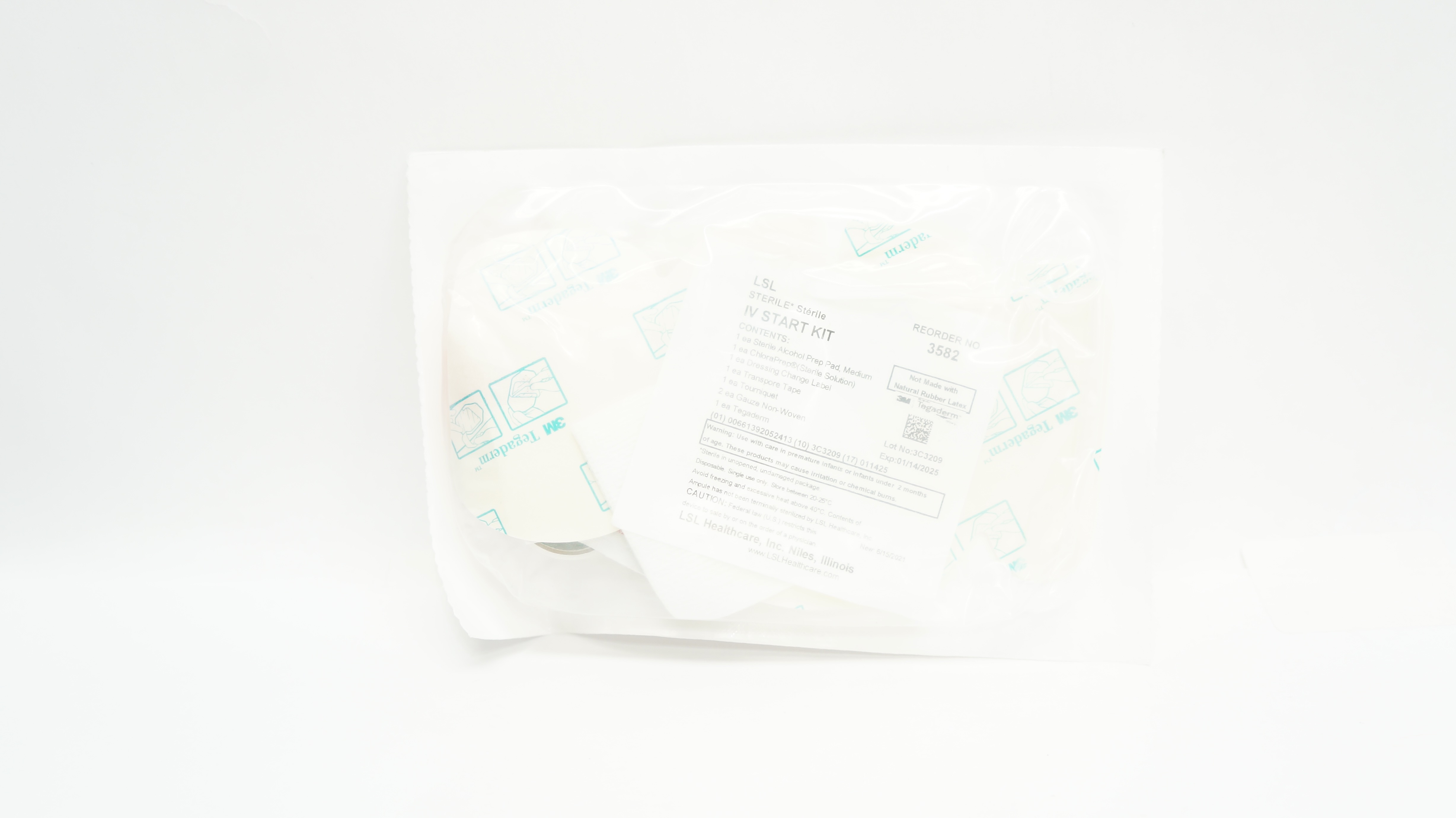 LSL Healthcare 3582 Tegaderm Sterile IV Start Kit