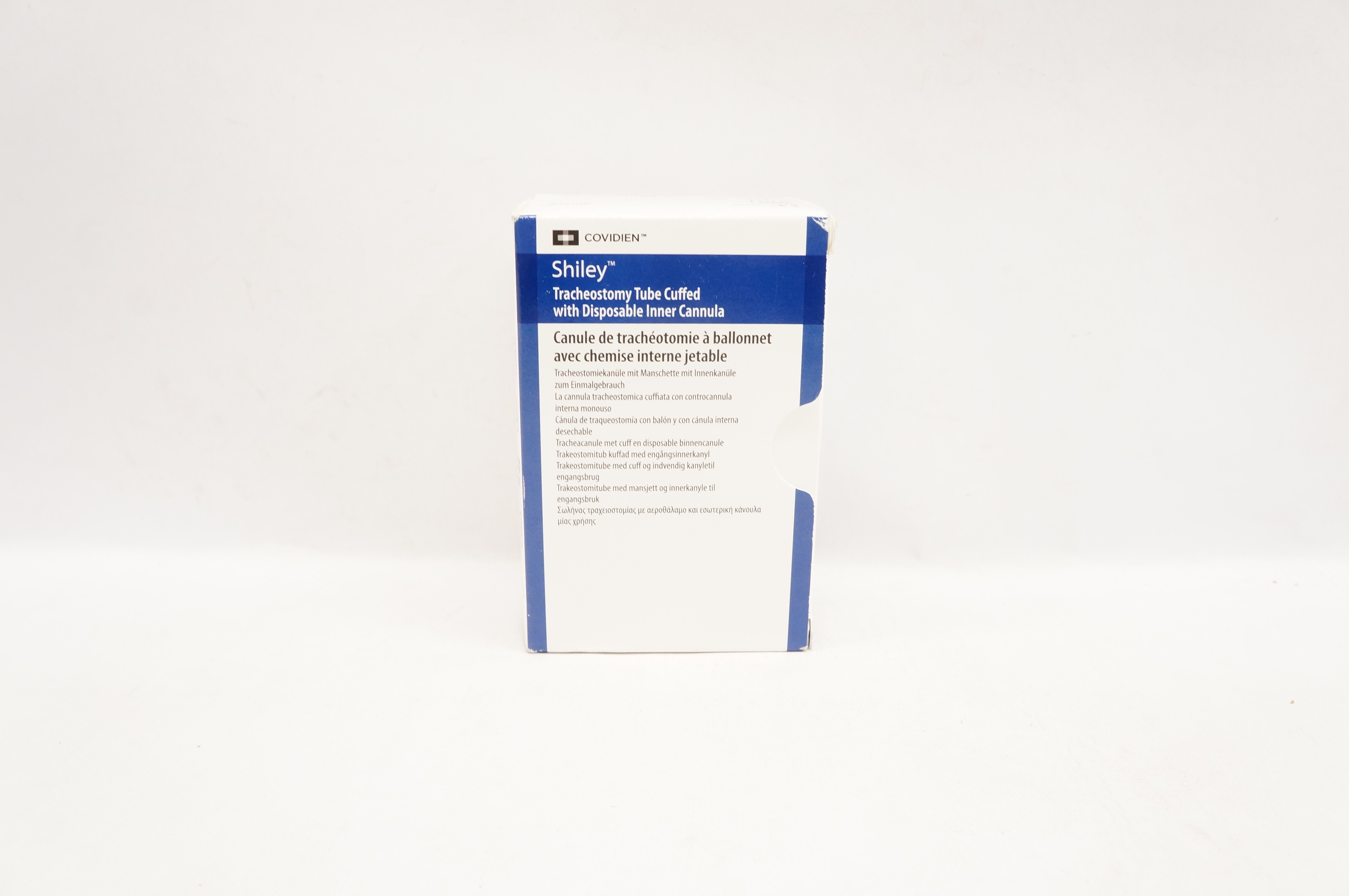 Covidien 8DCT Shiley Tracheostomy Tube Cuffed 7.6 ID x 12.2 OD x 27.0 x 79mm (x)