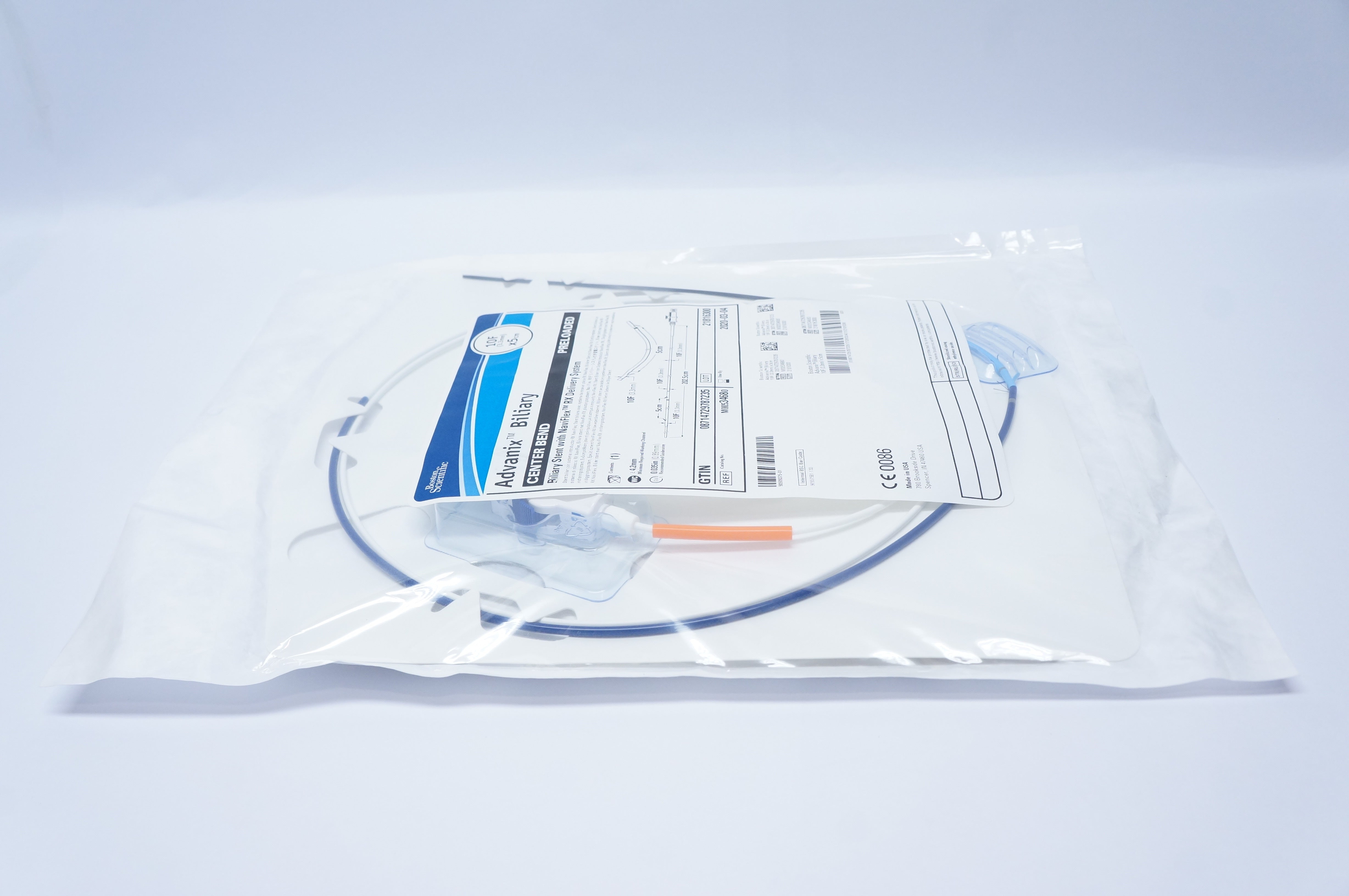 Boston Scientific 3468 Advanix Biliary Center Bend Biliary Stnt 10F x 5cm (x)