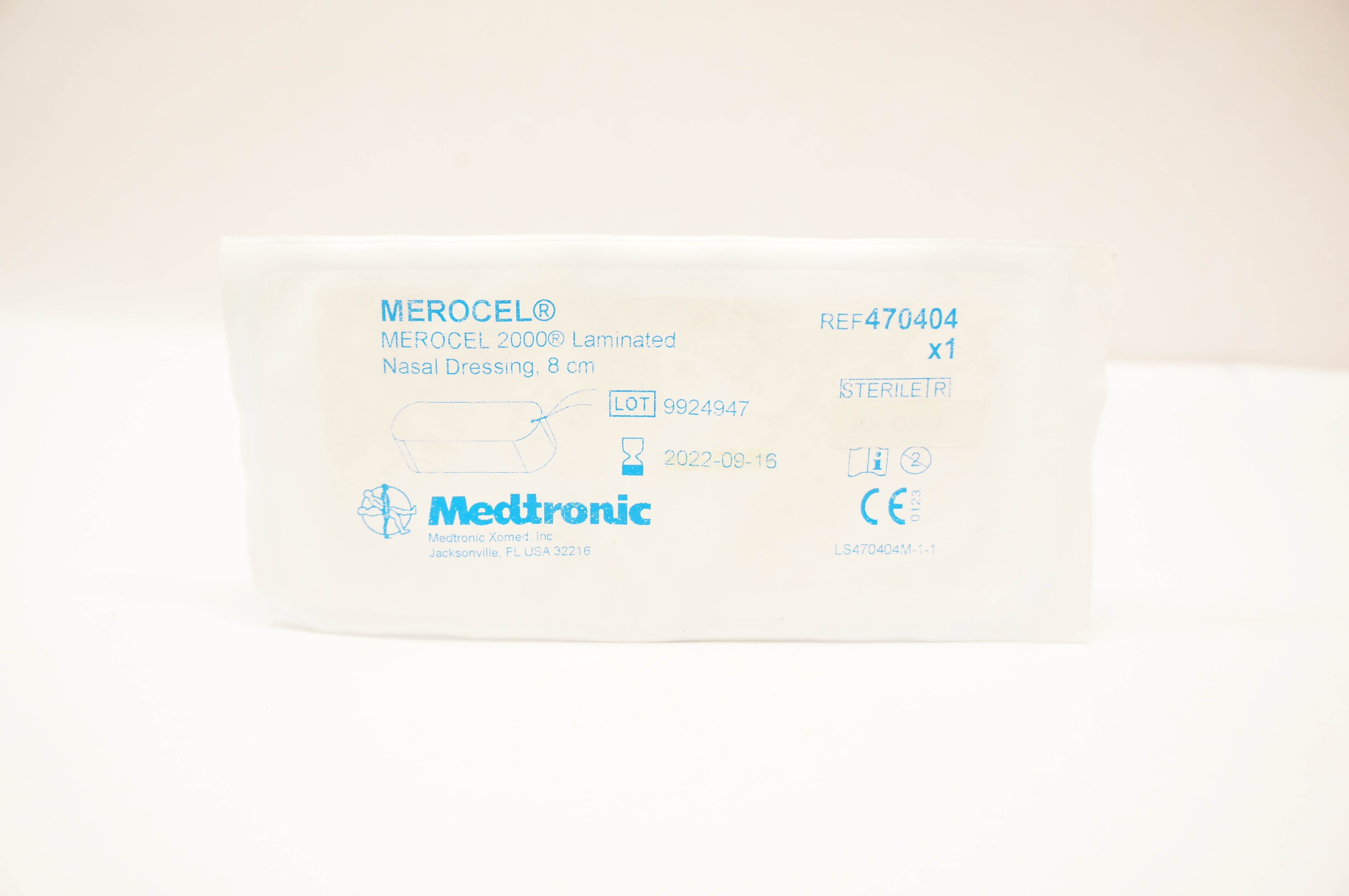 Medtronic 470404 MEROCEL 2000 Laminated Nasal Dressing 8cm (x)