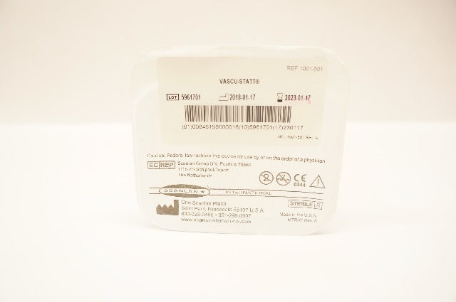 Scanlan 1001-501 Vascu-Statt Bulldog Clamping Pressure 45Degree Angled