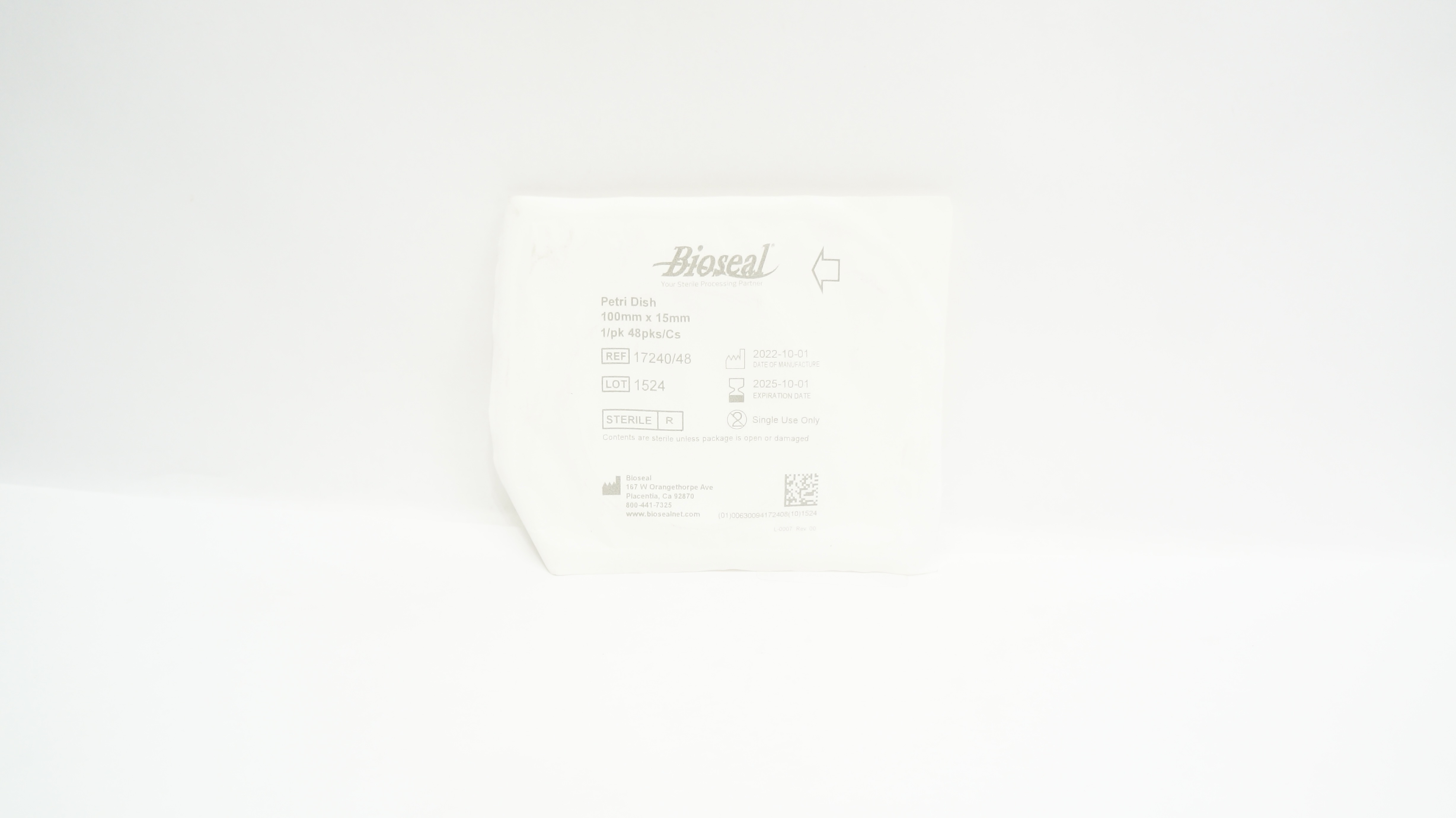 Bioseal  17240/48 Petri Dish 100mm x 15mm