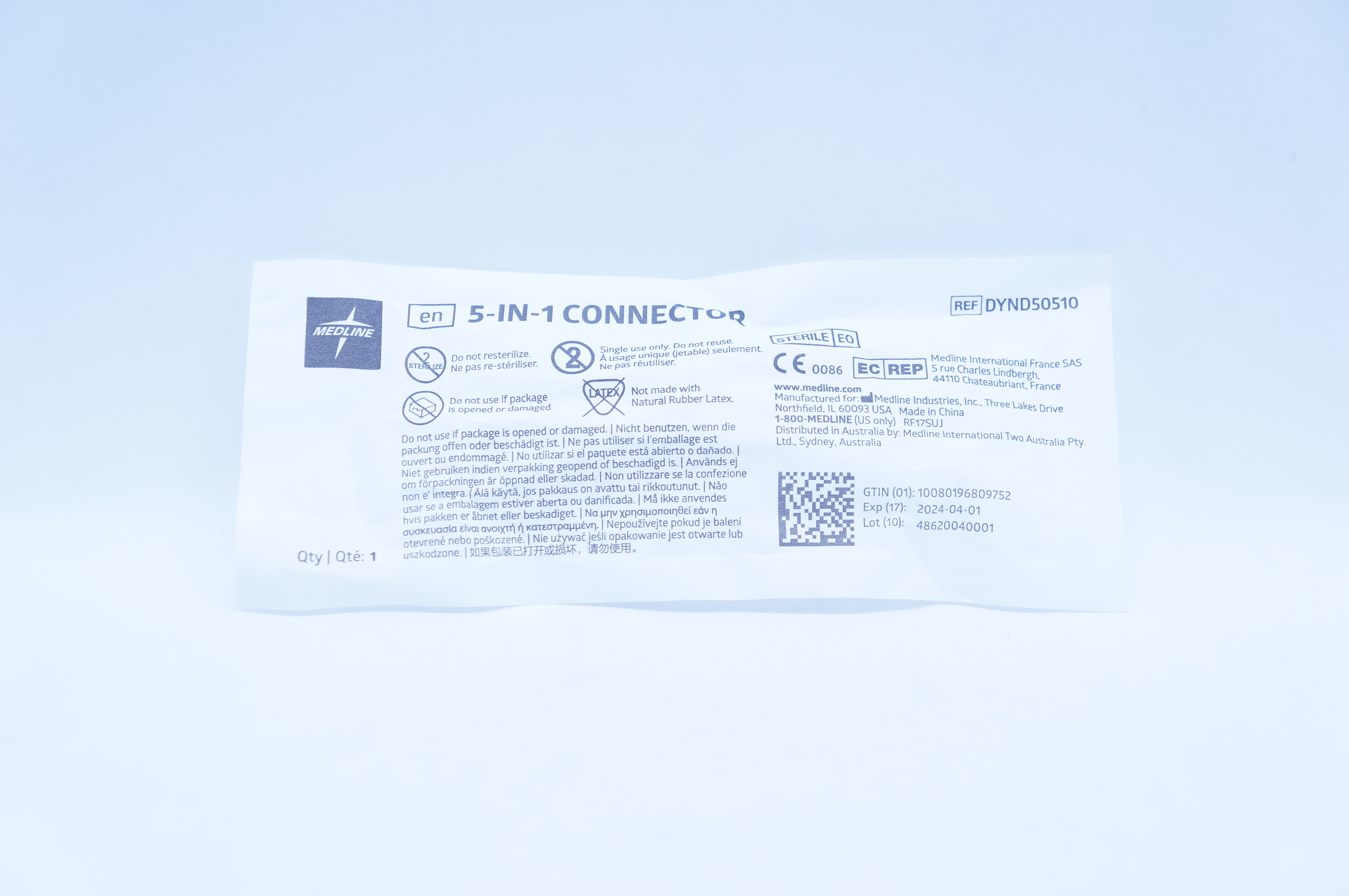 Medline DYND50510 5-in-1 Connector