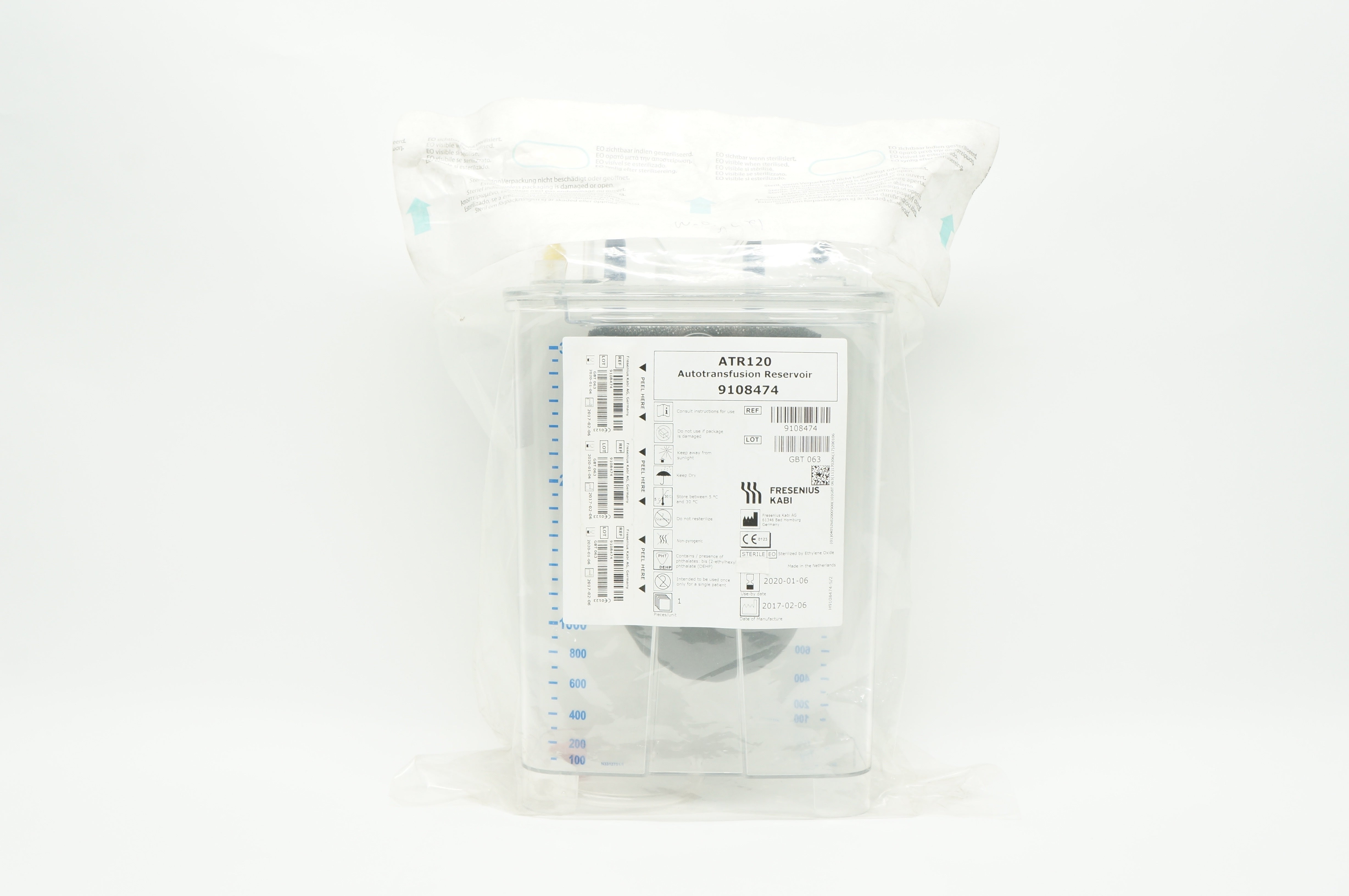 Fresenius Kabi 9108474 ATR 120 Autotransfusion Reservoir (x)