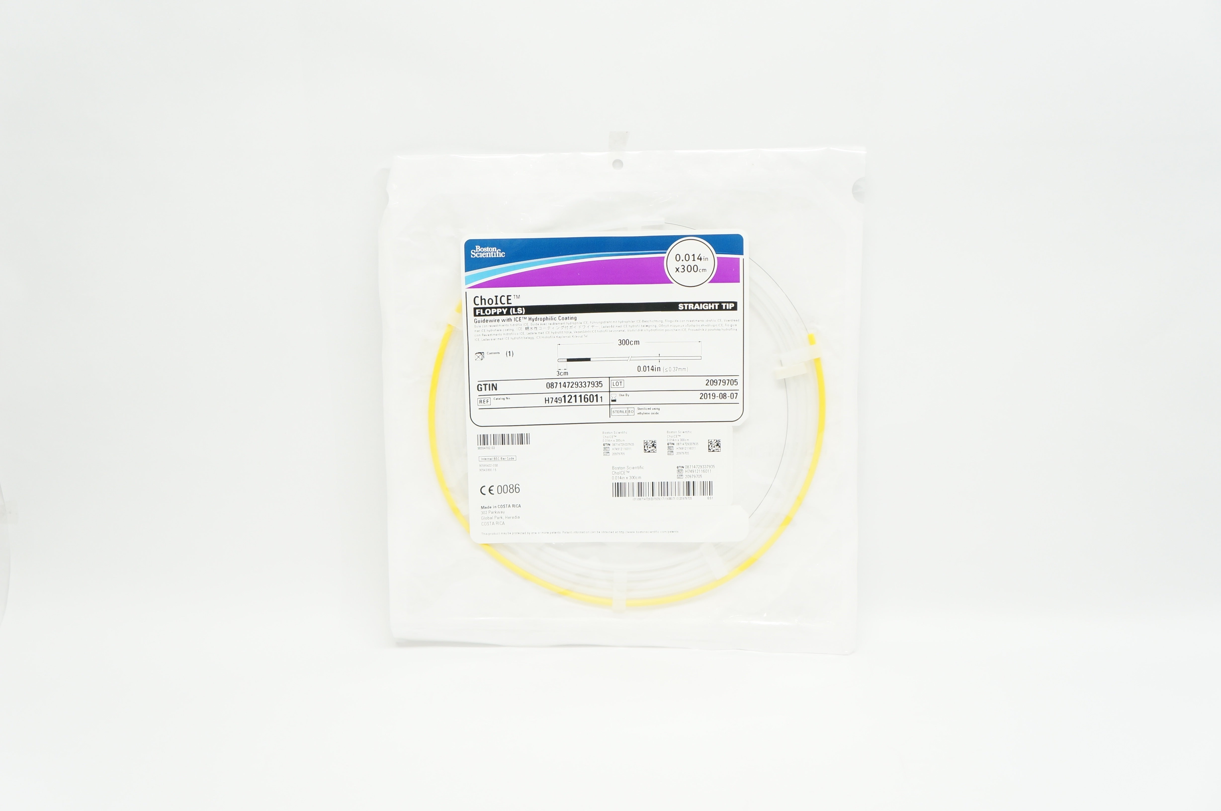 Boston Scientific H74912116011 ChoICE Floppy Guidewire 0.014in. x 300cm (x)