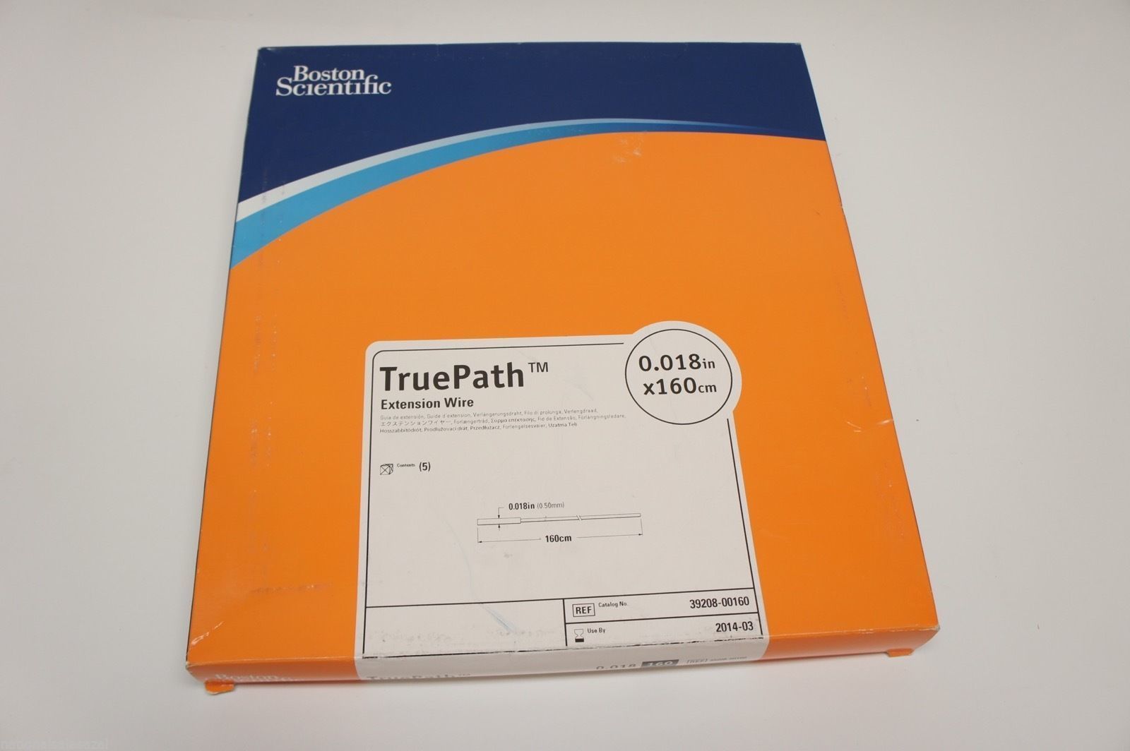 39208-00160 ~ Boston Scientific Extension Wire 0.018in. x 160cm (x) ~ Box of 5