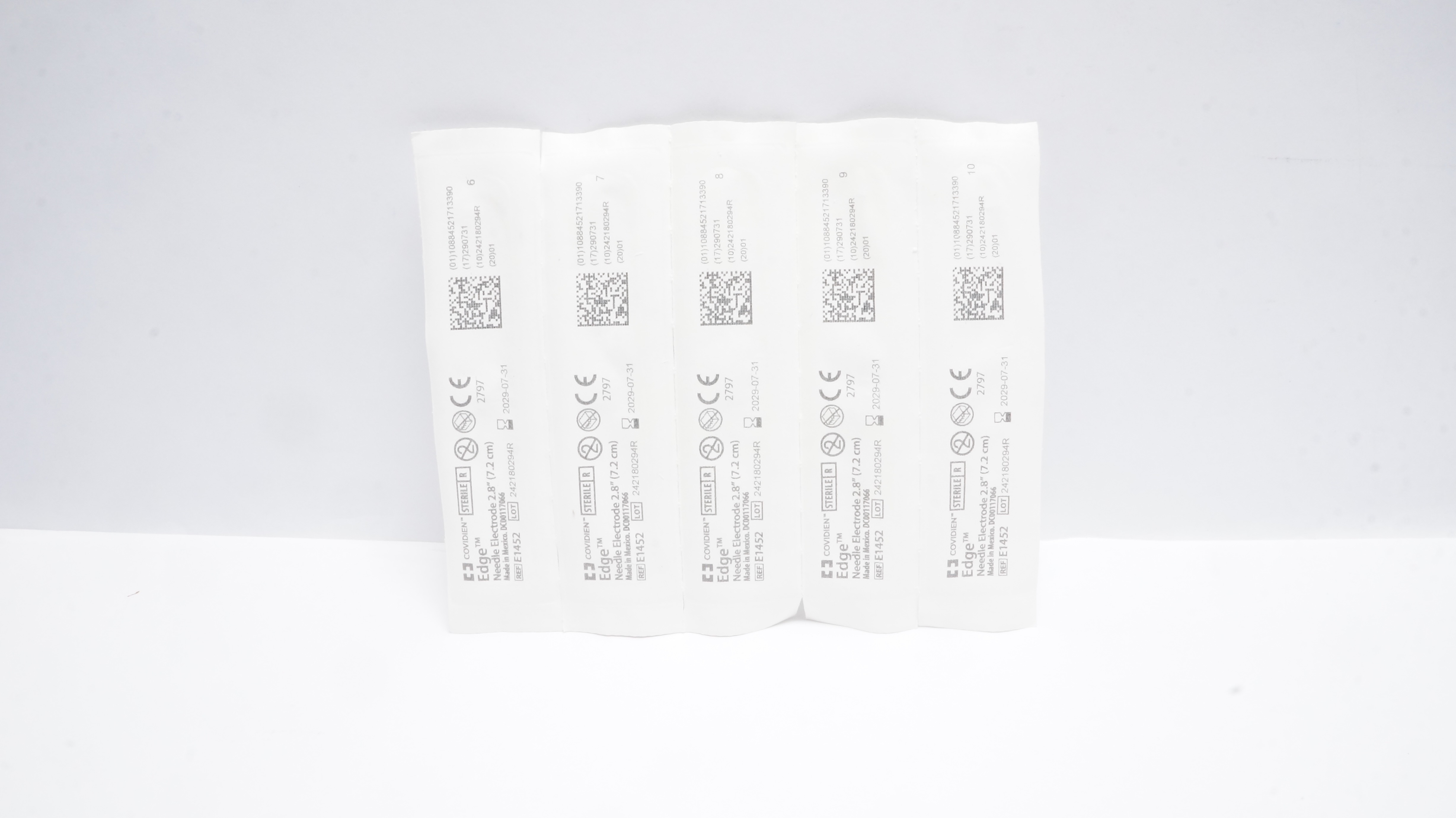 Covidien E1452 Edge Ndle Electrode 2.8inch - Lot of 5