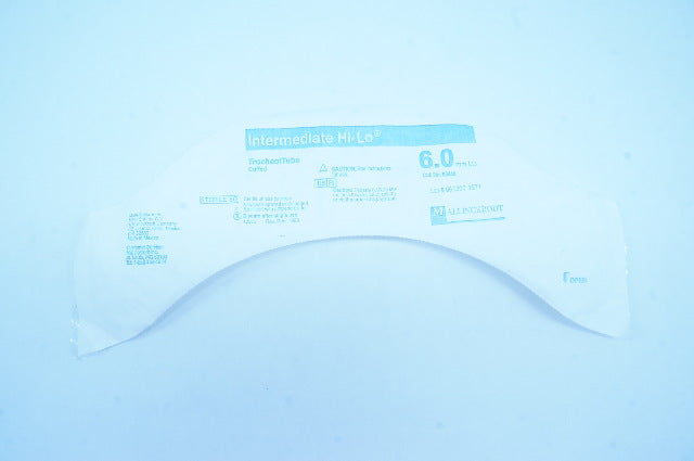 Mallinckrodt 86448 Intermediate Hi-Lo Tracheal Tube Cuffed 6.0mm