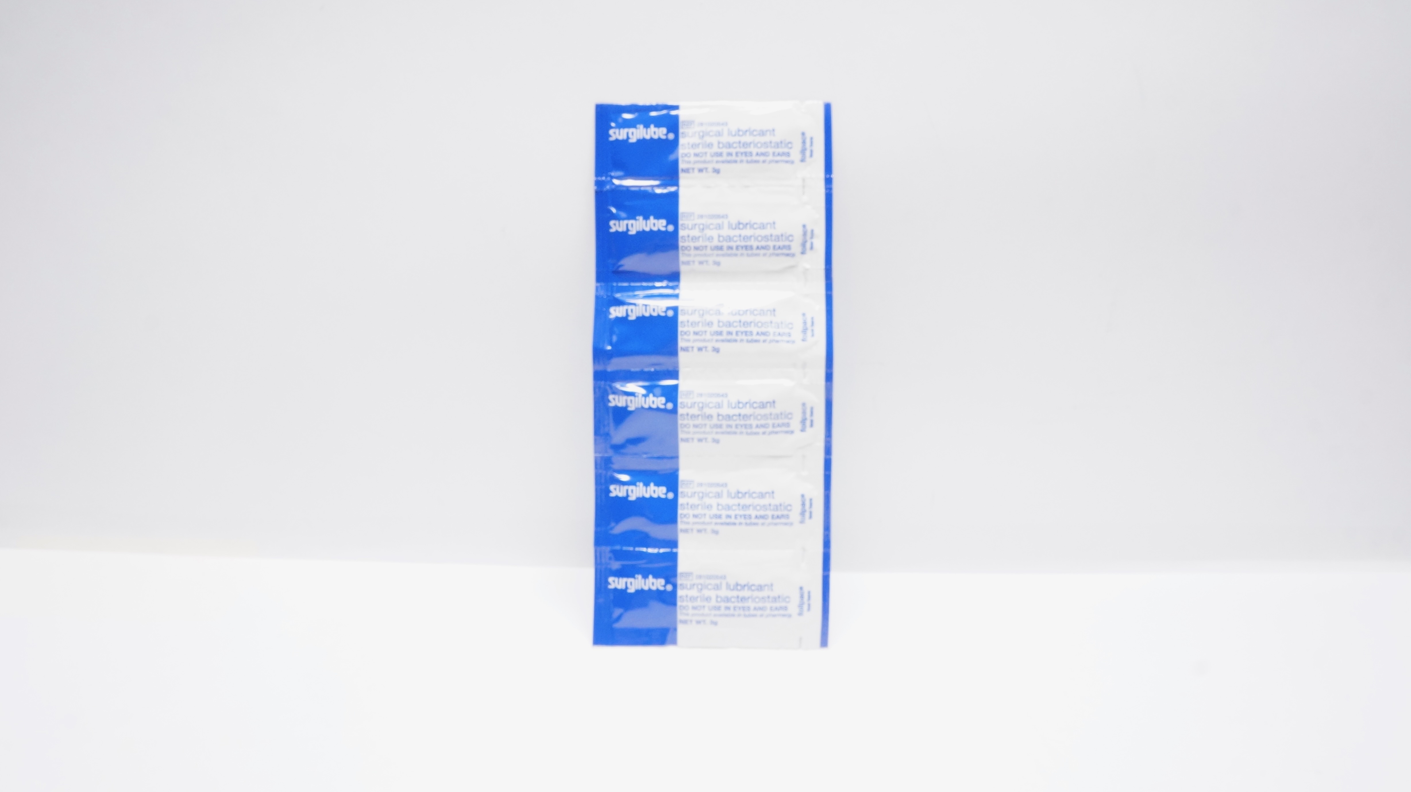 HR Pharmaceuticals 281020543 Surgilube Surgical Lubricant 3g - Lot of 6