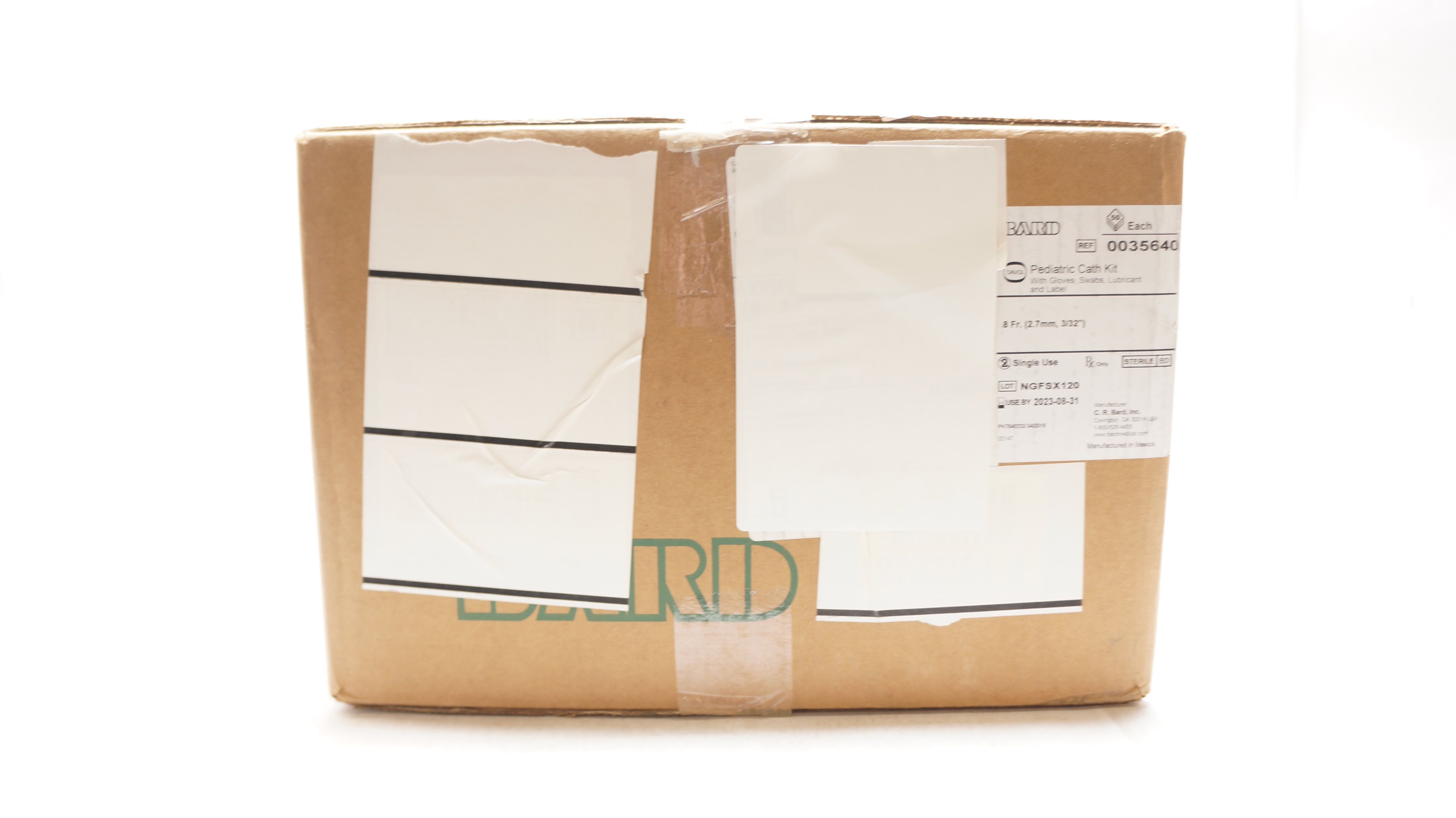 Bard 0035640 Infant and Pediatric Cath. Kits 8Fr (x) - Box of 50