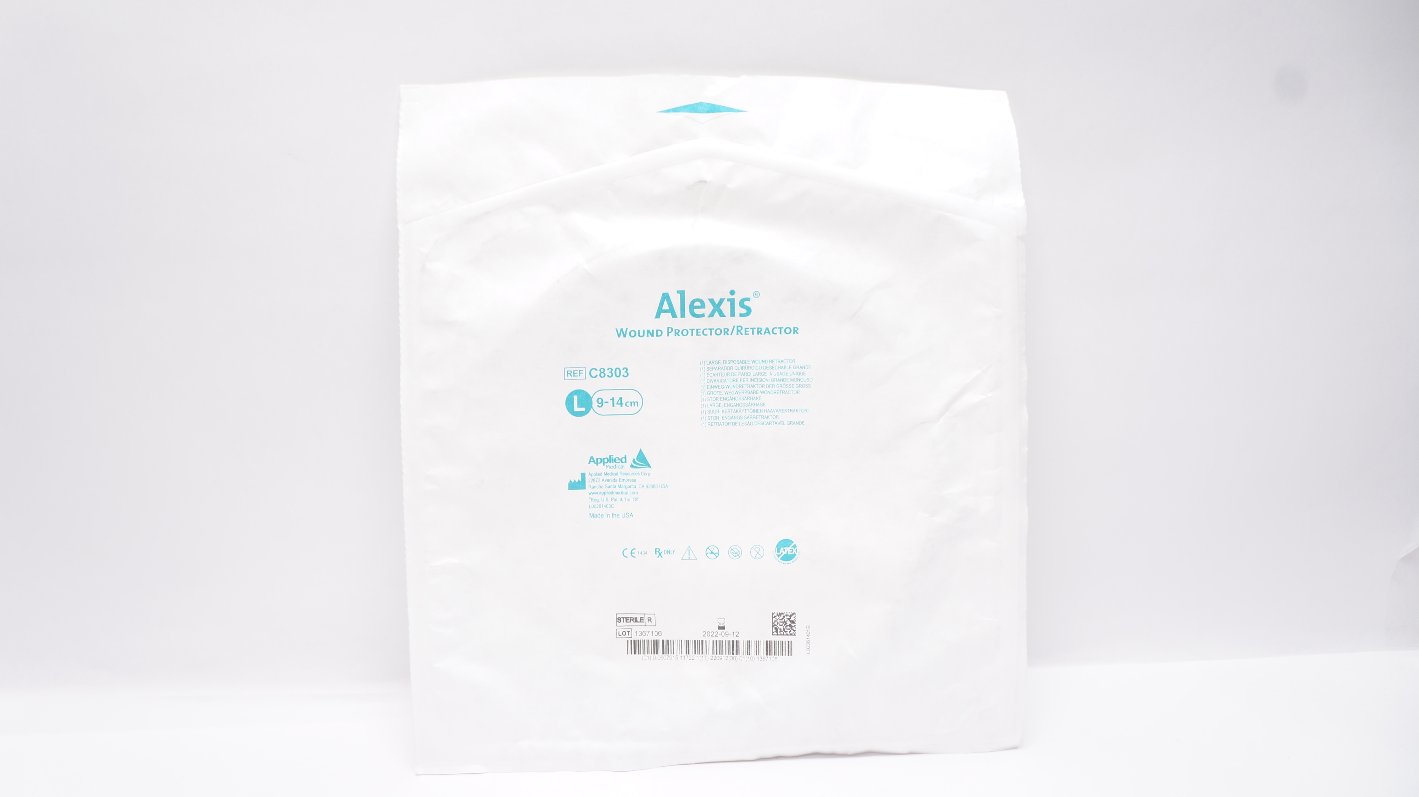 Applied Medical C8303 Alexis Wound Protector/Retractor, Large 9-14cm (x)