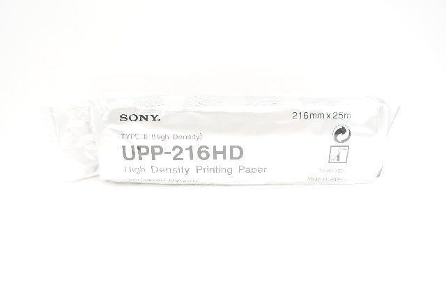 Sony UPP-216HD High Density Printing Paper Type II, 216mm x 25m