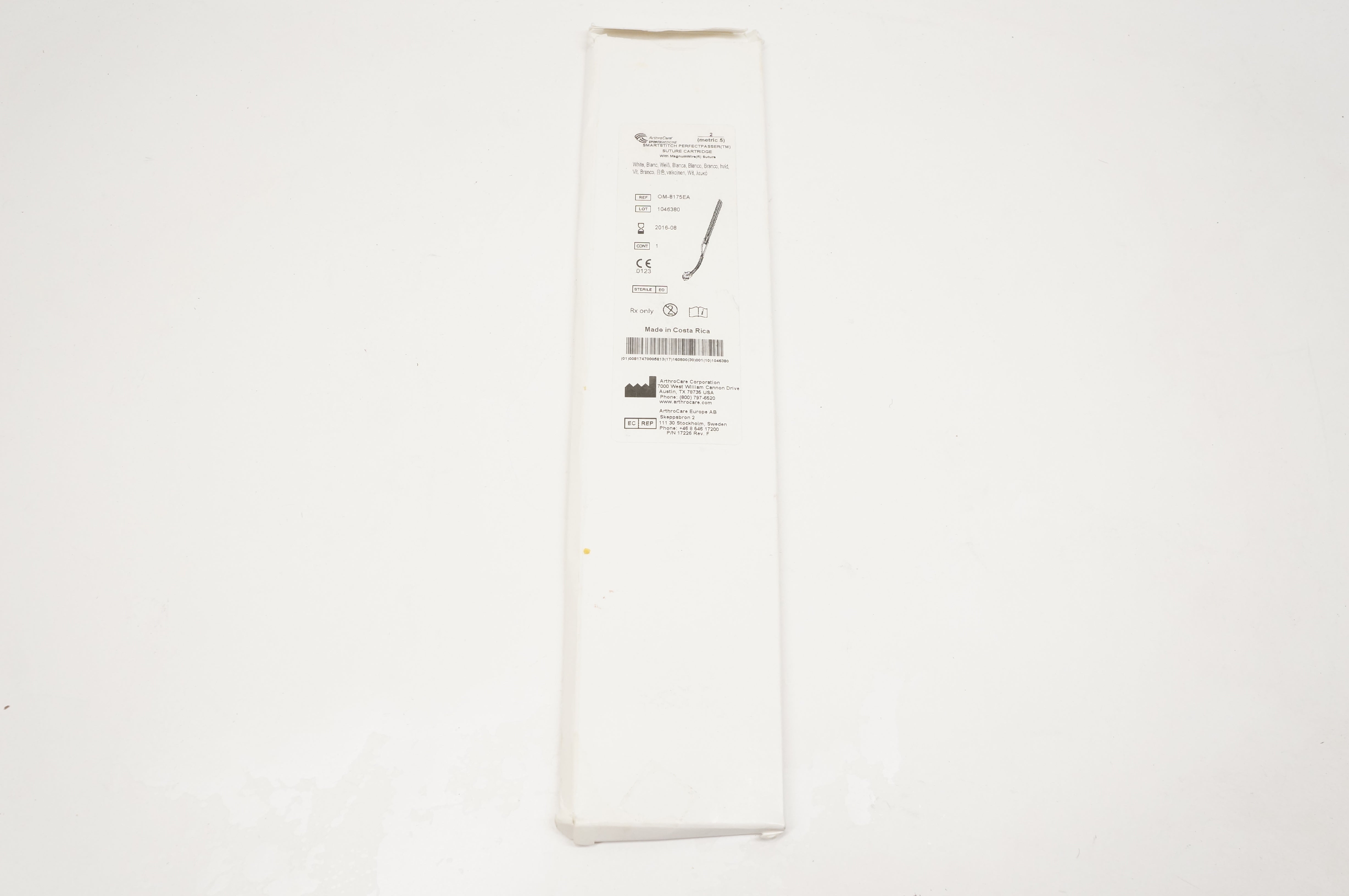 ArthroCare OM-8175EA Perfectpasser Magnum Wire Suture Cart White (x)