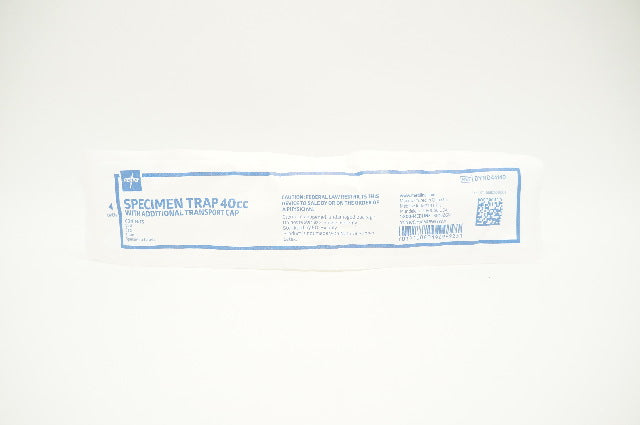 Medline DYND44140 Specimen Trap with Additional Transport Cap, 40cc