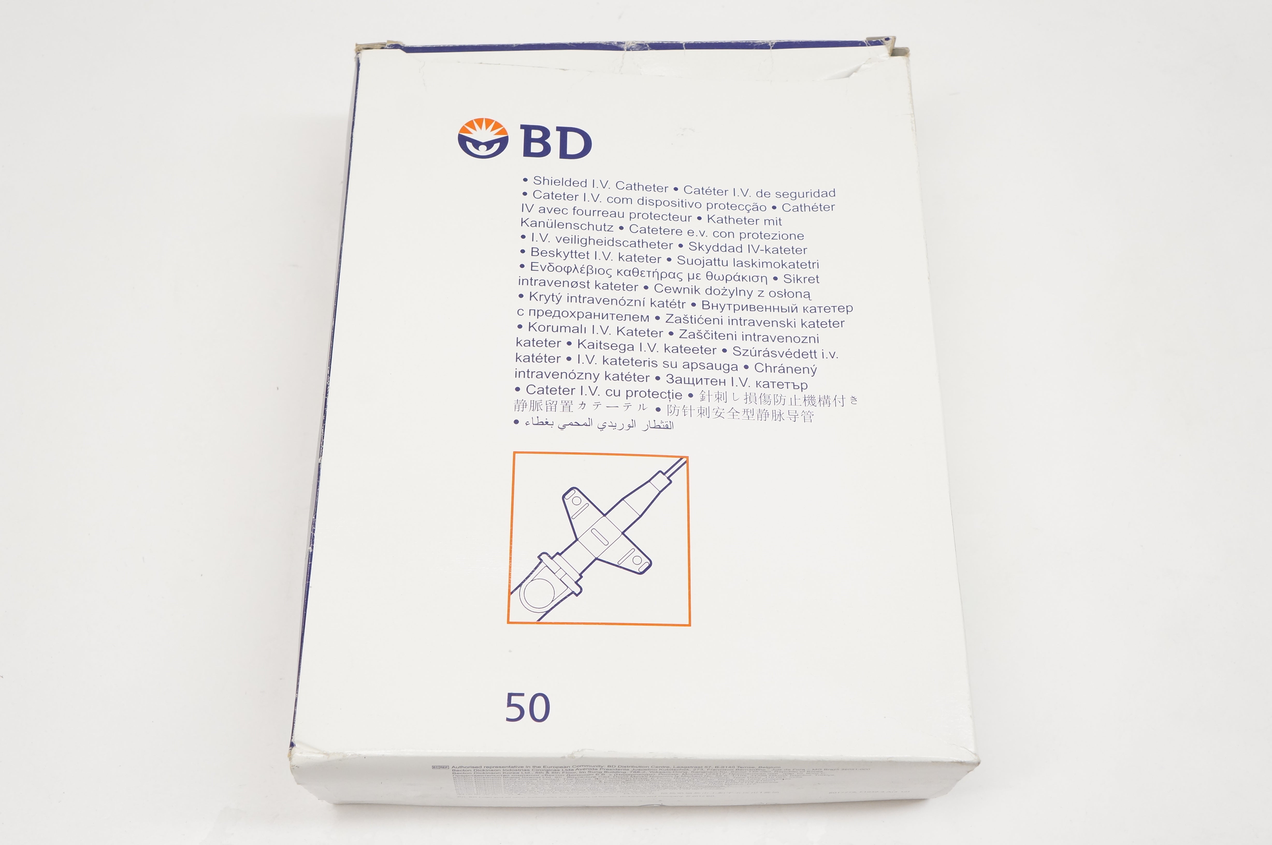 BD 381547 Insyte Autoguard Winged 18Ga x 1.88inch, 95ml/min (x) - Box of 50