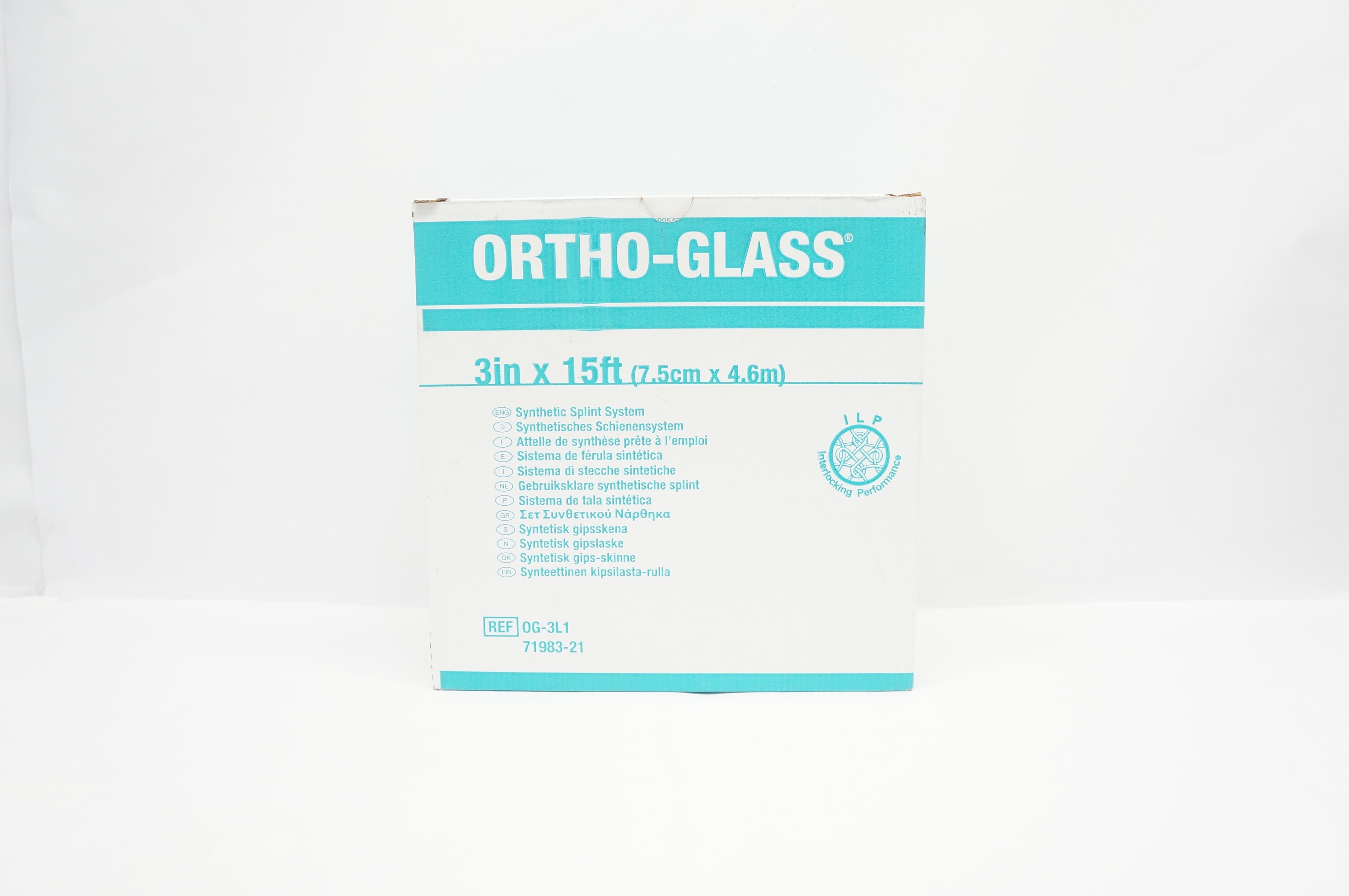 BSN Medical OG-3L1 Ortho-Glass Synthetic Splint System 3inch x 15ft.