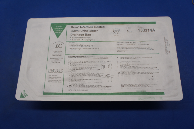 Bard 153214A Infection Control 350ml Urine Meter Drainage Bag
