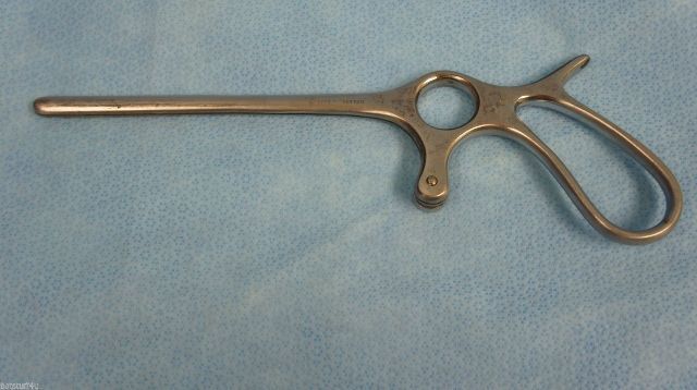 Zimmer 3775 Chrome Satterlee Bone Saw Handle