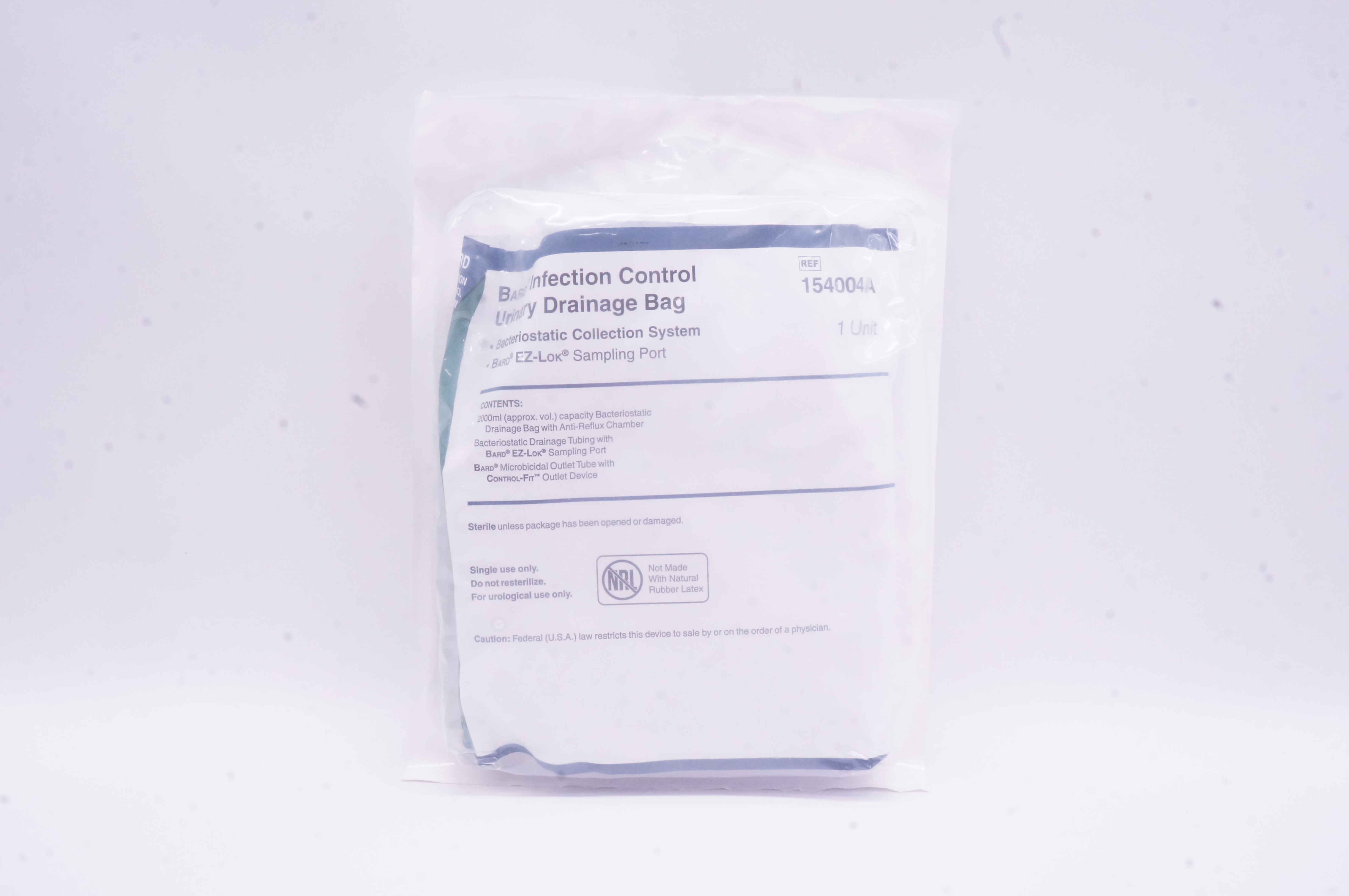 Bard 154004A Infection Control Urinary Drainage Bag