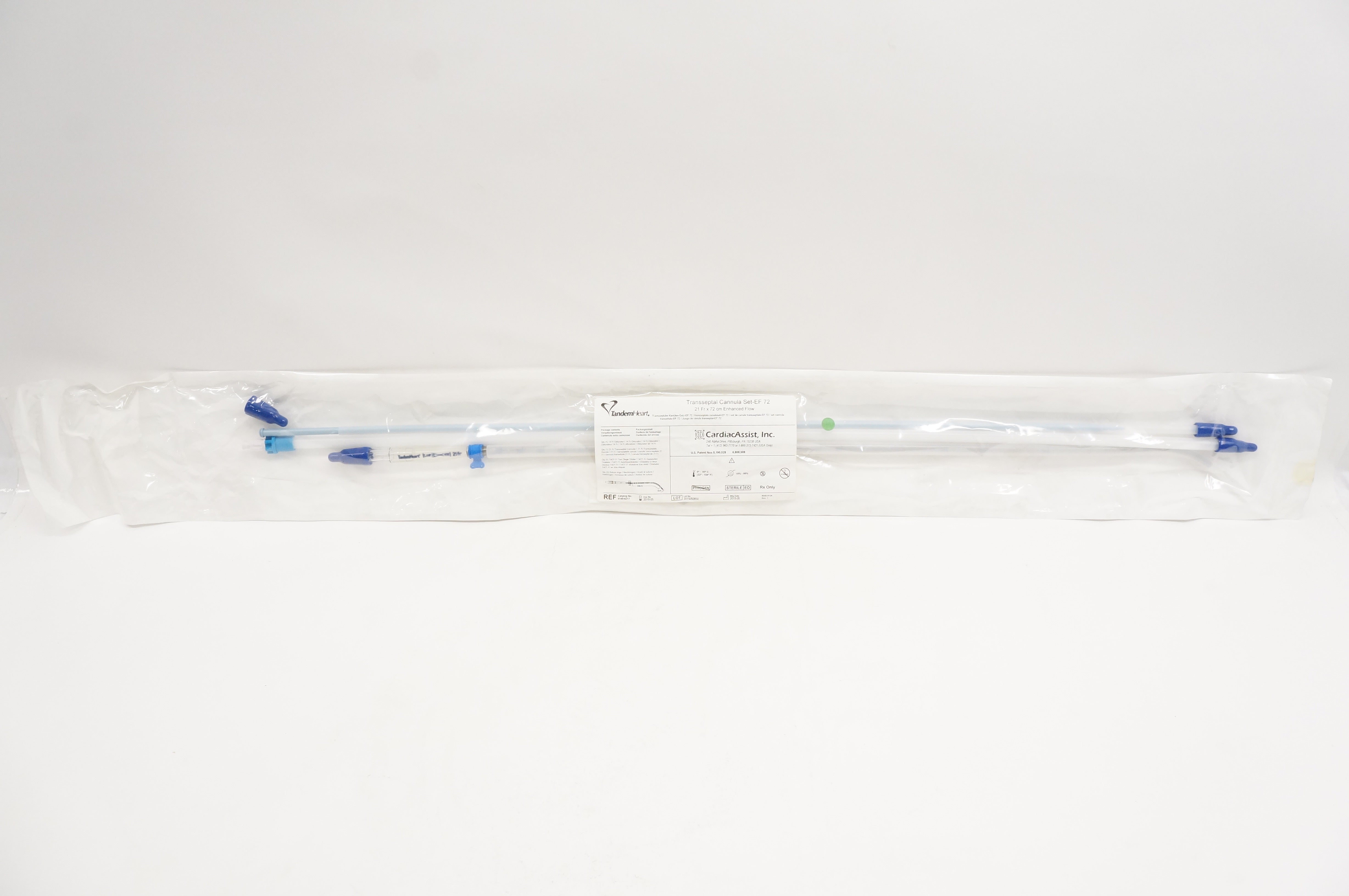 CardiacAssist 5140-6217 TandemHeart Transseptal Cannula Set-EF 21 Fr x 72cm (x)